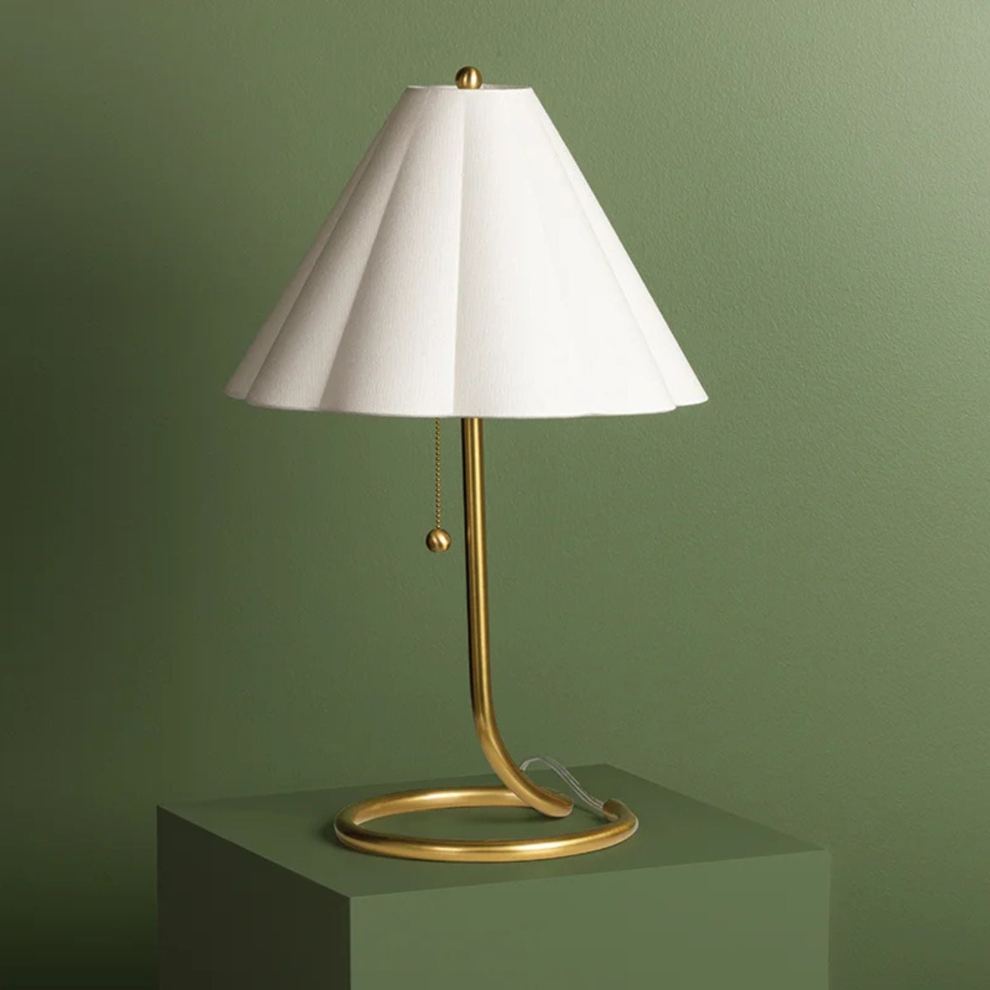 Mitzi - Martha 27" Table Lamp, Aged Brass Finish | Bees Lighting