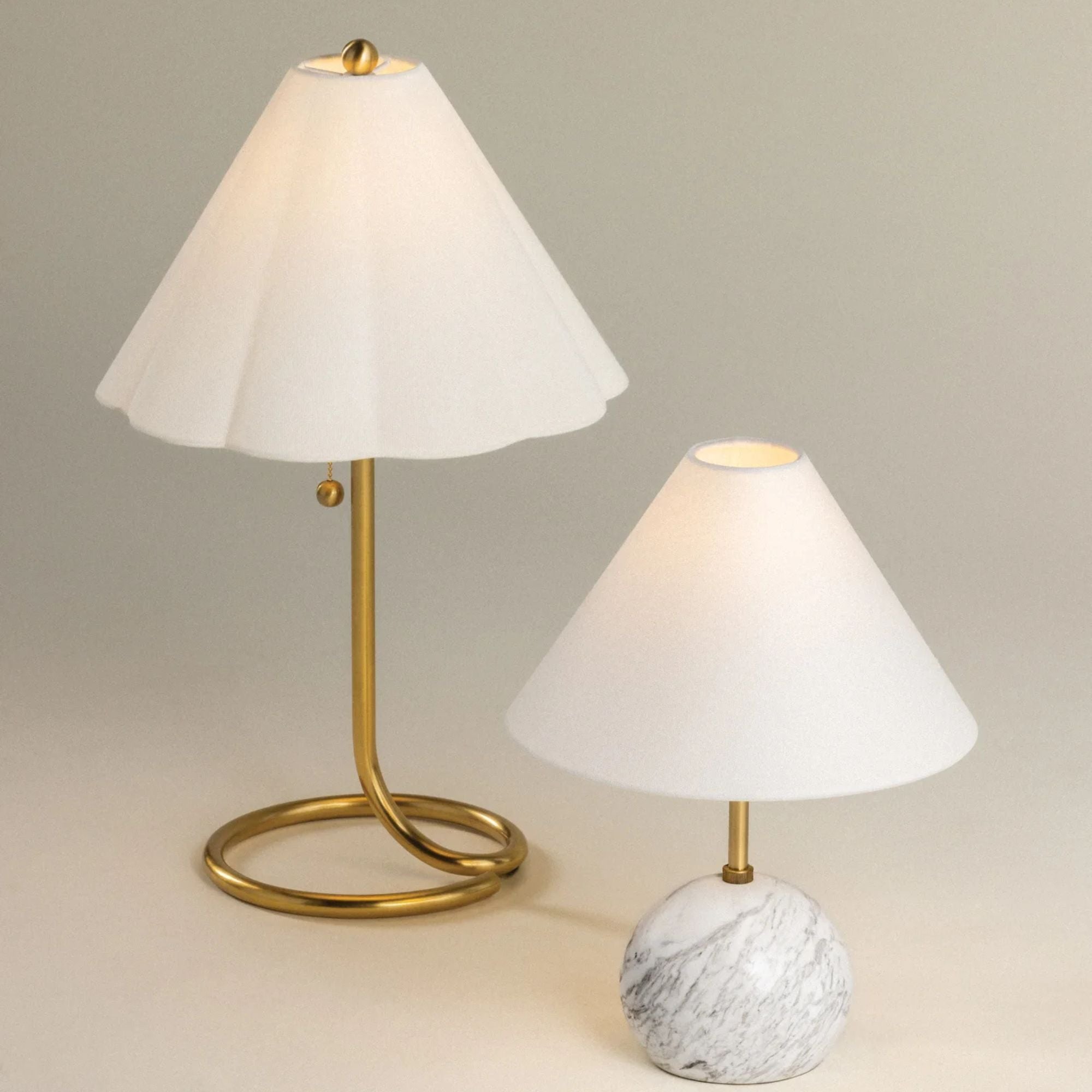 Mitzi - Martha 27" Table Lamp, Aged Brass Finish | Bees Lighting