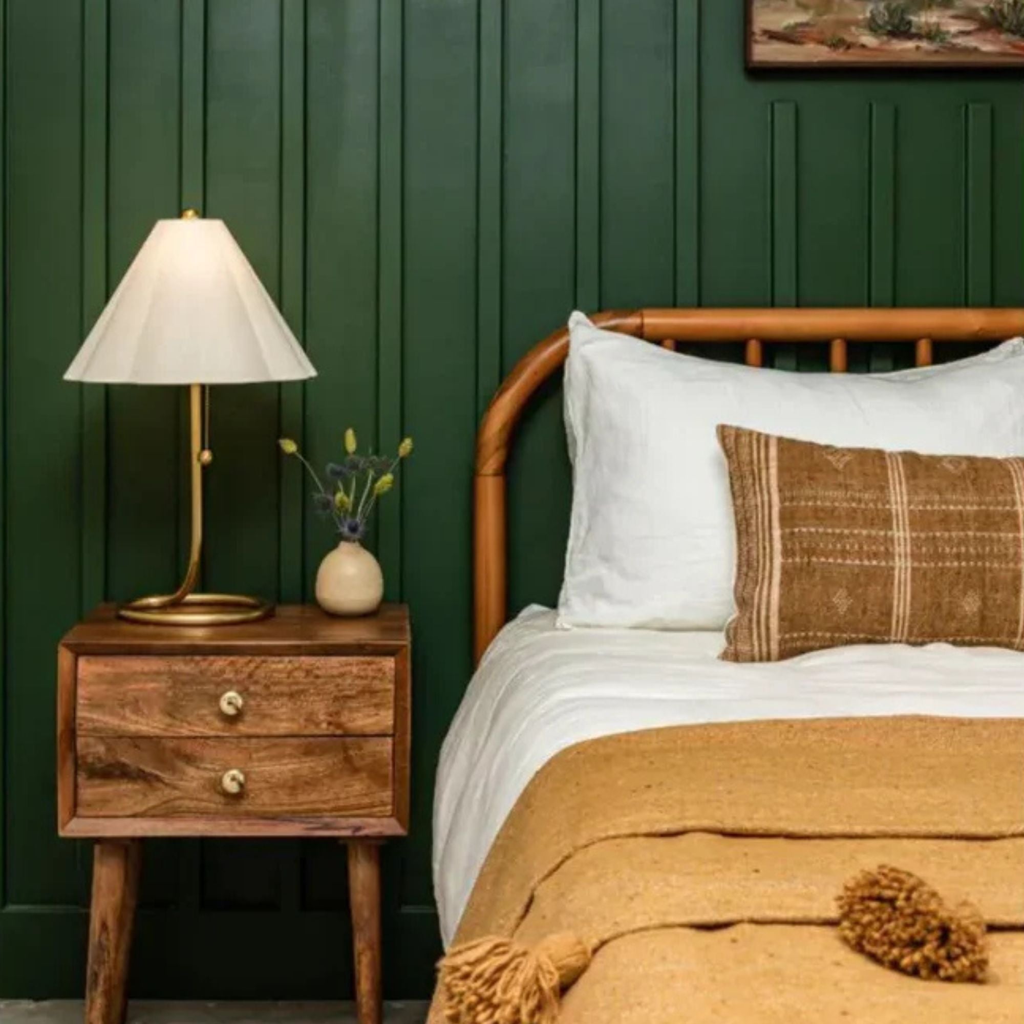 Mitzi - Martha 27" Table Lamp, Aged Brass Finish | Bees Lighting