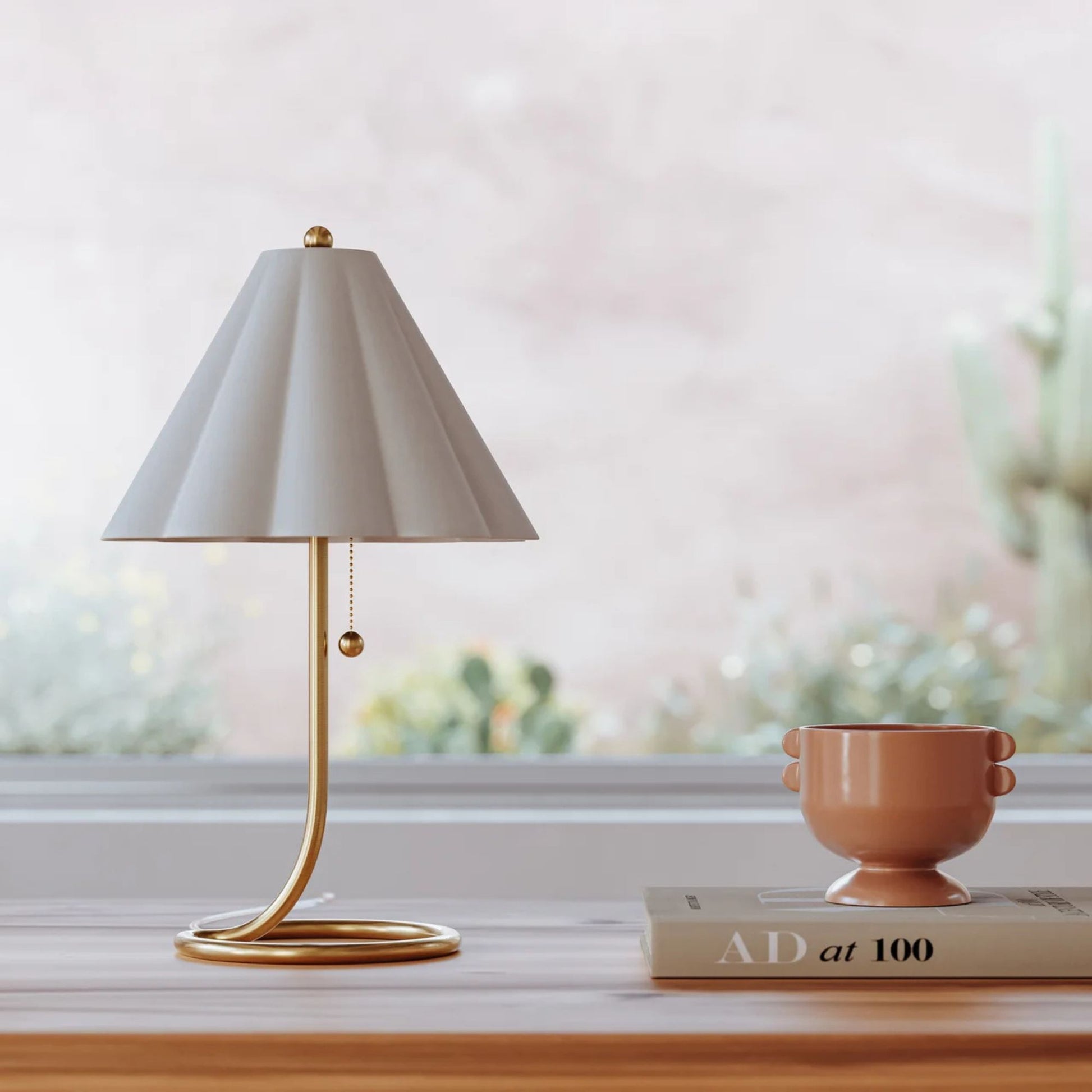 Mitzi - Martha 27" Table Lamp, Aged Brass Finish | Bees Lighting