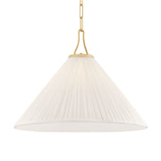 Merida 22" Pendant, Aged Brass Finish