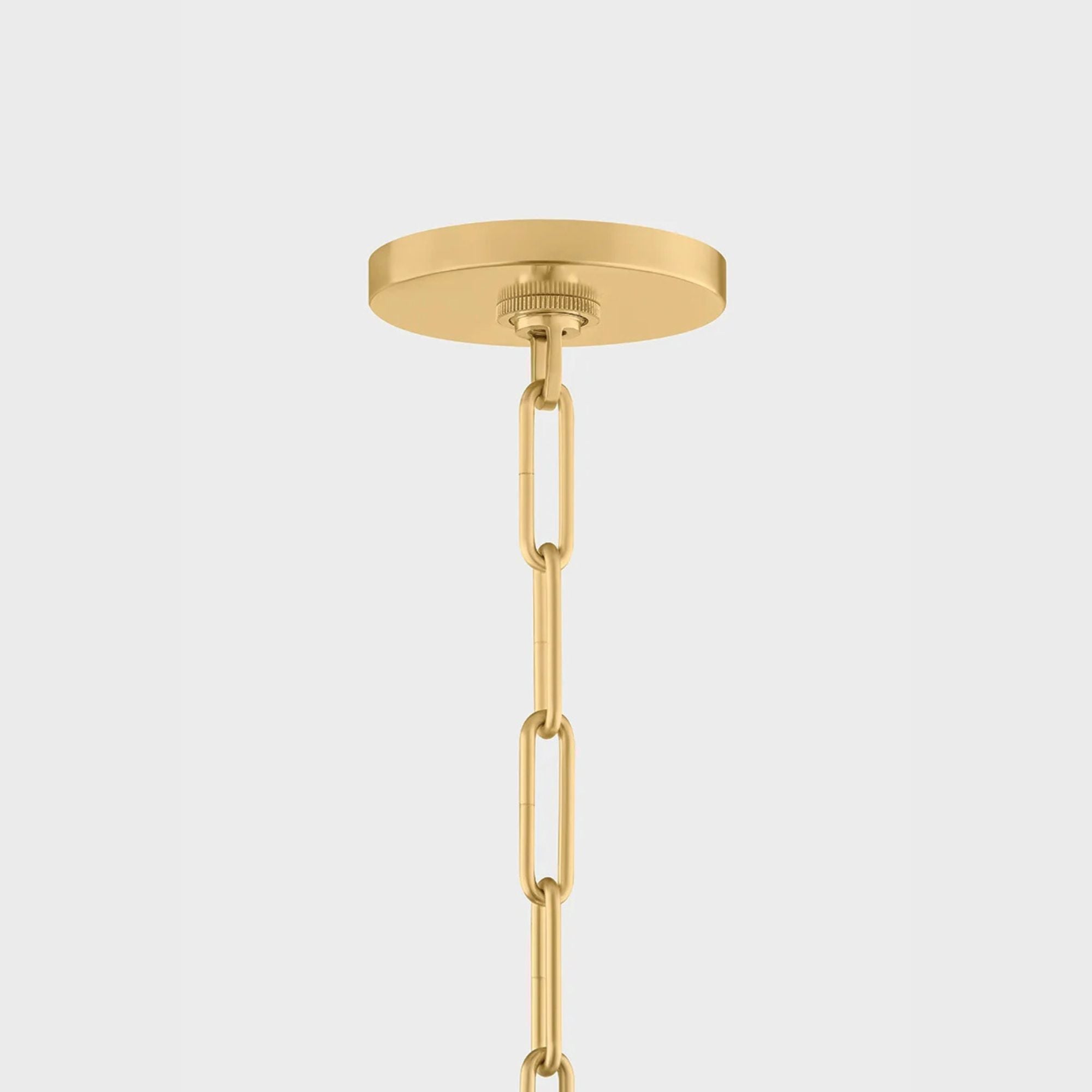 Merida 22" Pendant, Aged Brass Finish
