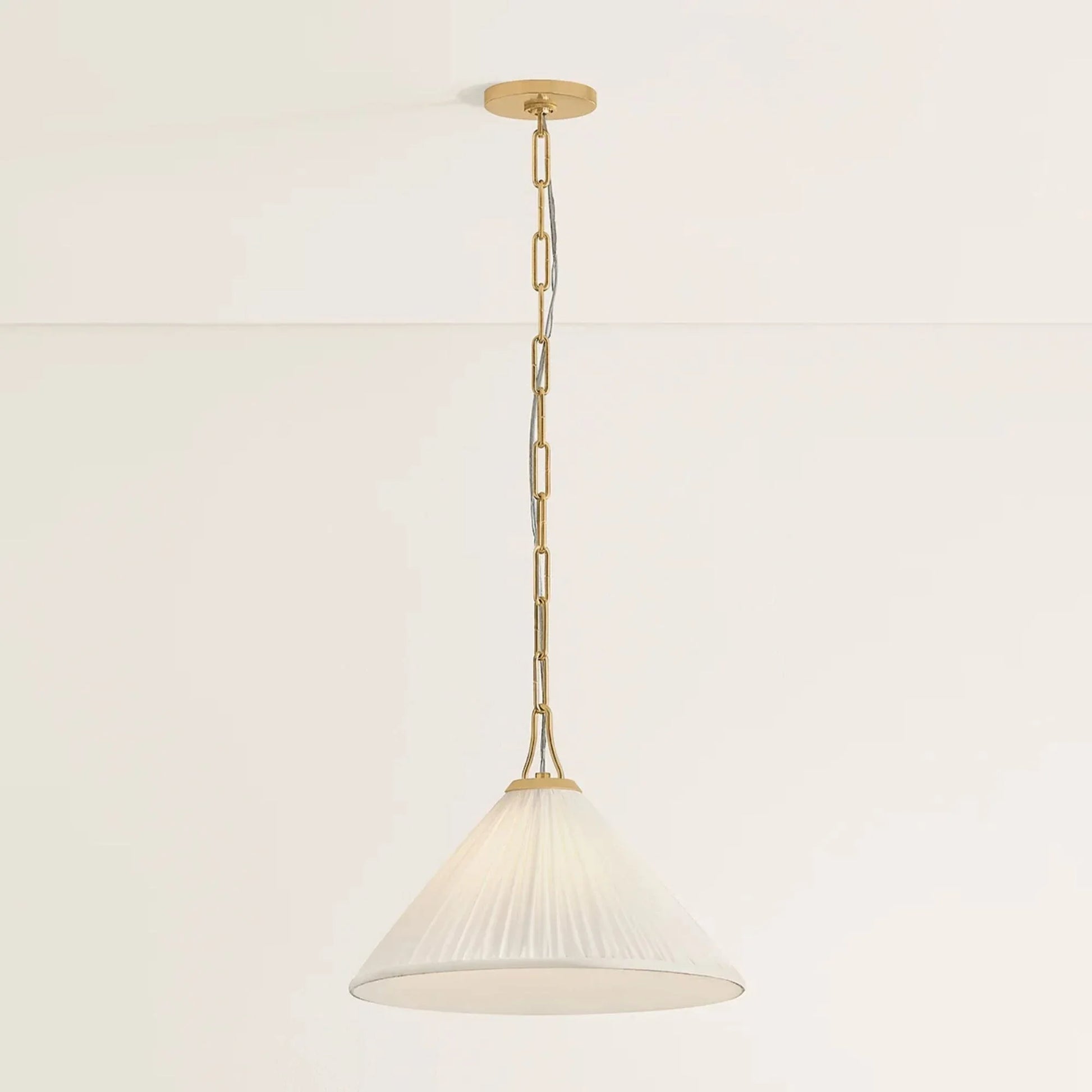 Mitzi - Merida 16" Pendant, Aged Brass Finish | Bees Lighting