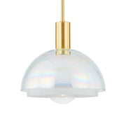 Modena 13" Pendant, Aged Brass Finish