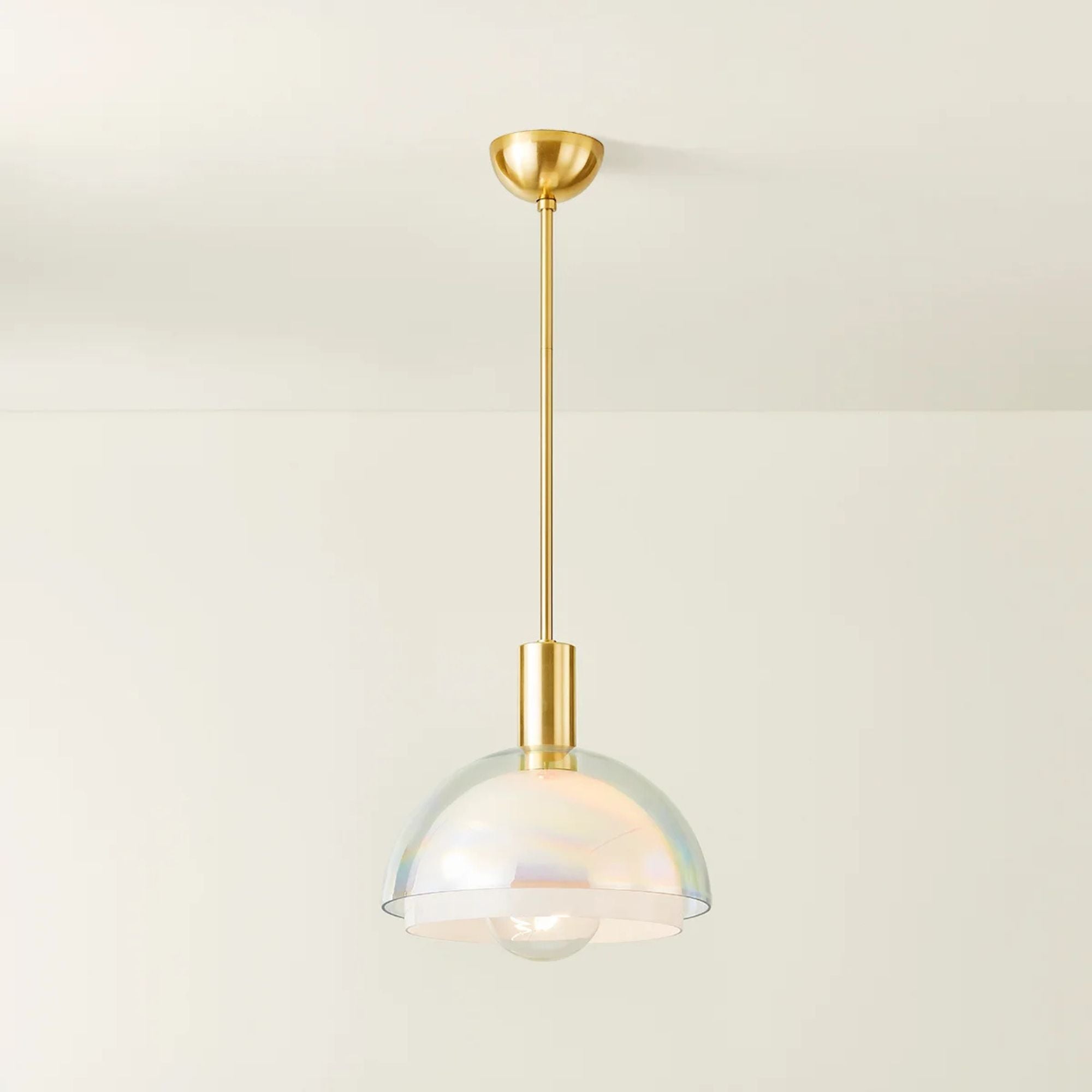 Modena 13" Pendant, Aged Brass Finish