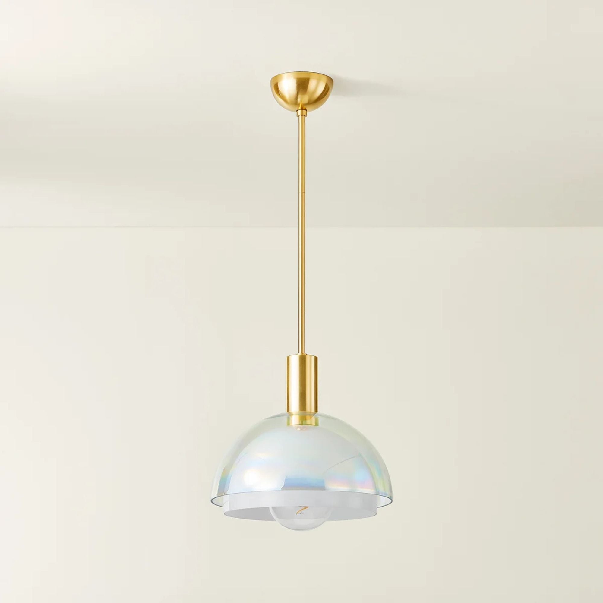 Modena 13" Pendant, Aged Brass Finish