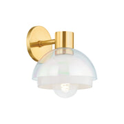 Modena 12" Wall Sconce, Aged Brass Finish