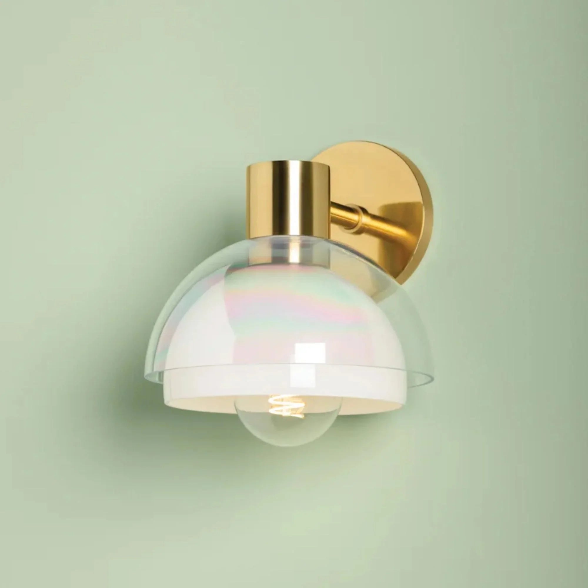Modena 12" Wall Sconce, Aged Brass Finish