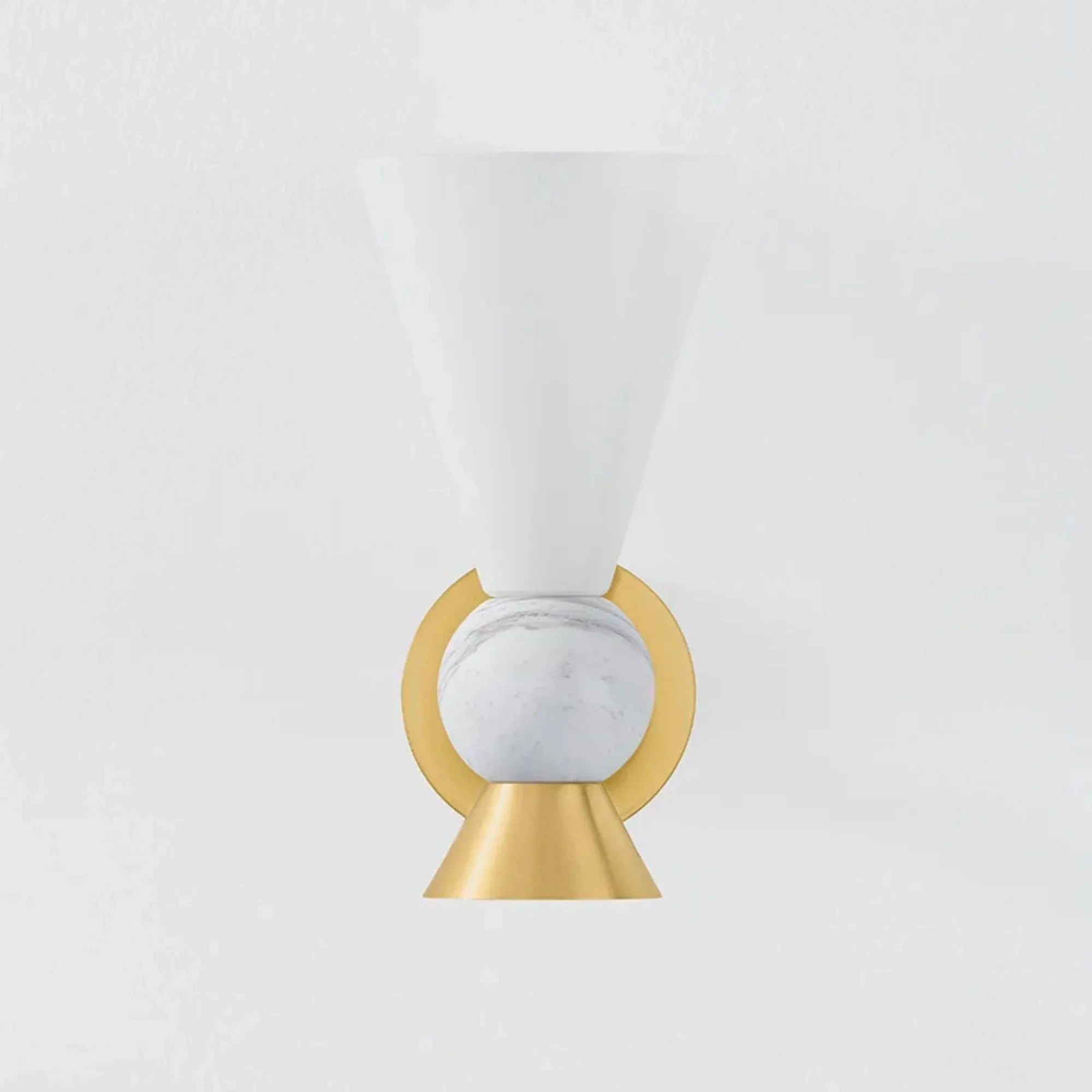 Mona 11" Wall Sconce, Aged Brass Finish