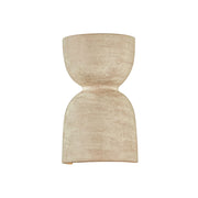 Natalia 12" 2-Light Wall Sconce, Aged Brass/Ceramic Windy Dune Finish