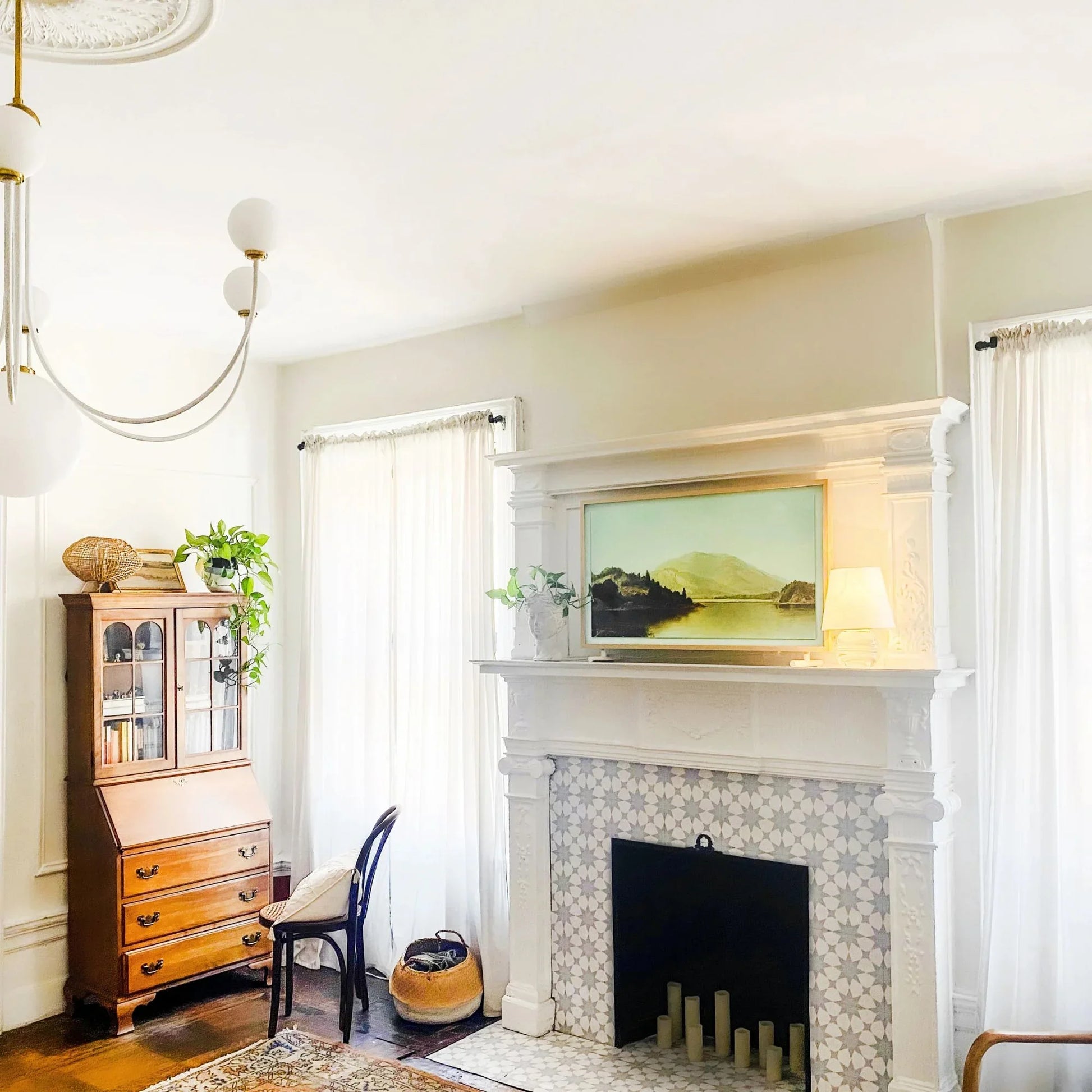 Mitzi - Nicole 13" Table Lamp, Polished Nickel Finish | Bees Lighting