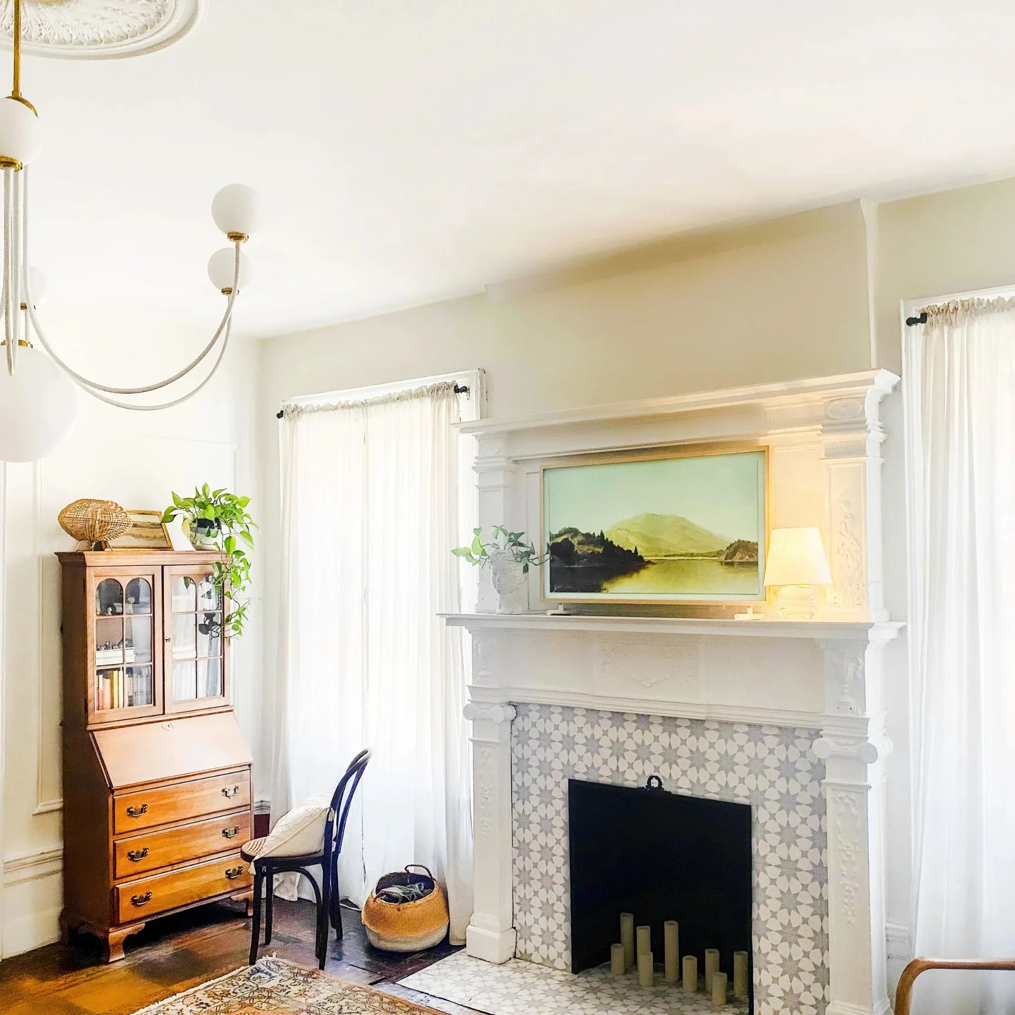 Mitzi - Nicole 13" Table Lamp, Polished Nickel Finish | Bees Lighting