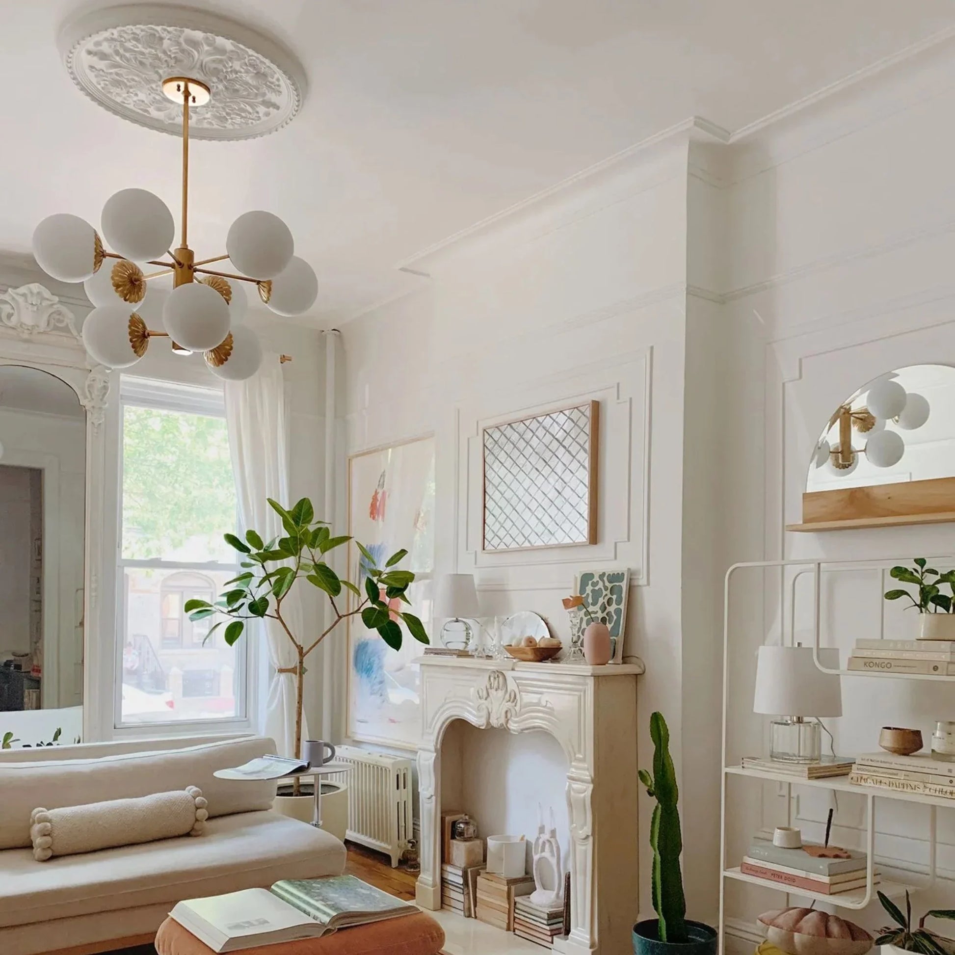 Mitzi - Nicole 13" Table Lamp, Polished Nickel Finish | Bees Lighting