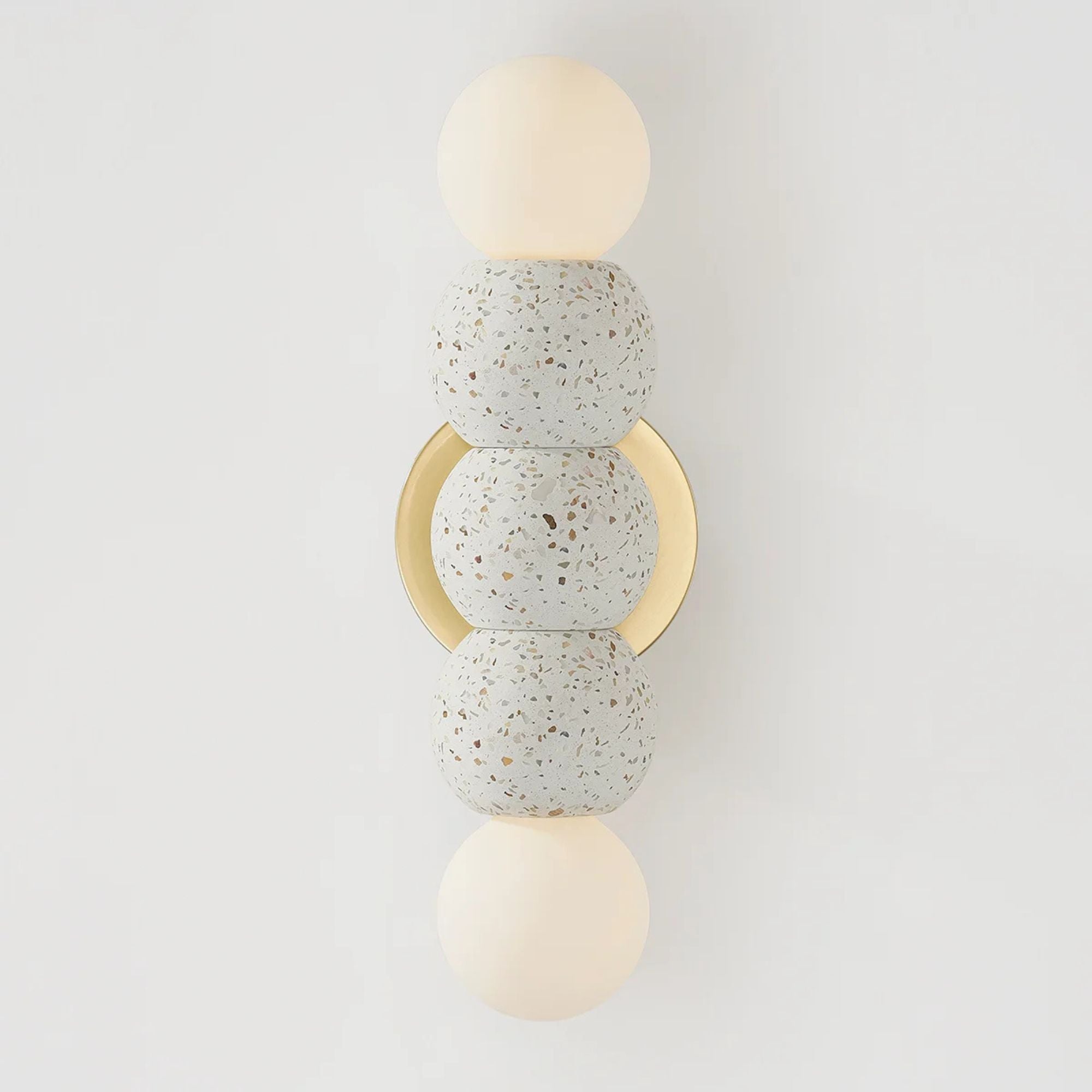 Paola 14" 2-Light Wall Sconce, Aged Brass Finish