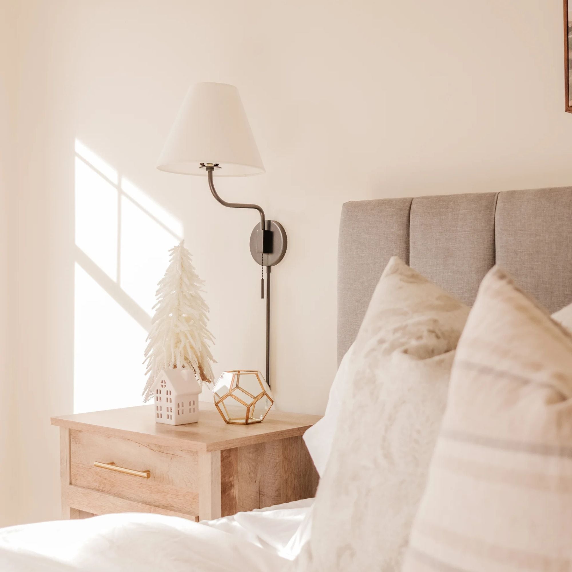 Patti 31" Plug-in Sconce, Old Bronze Finish