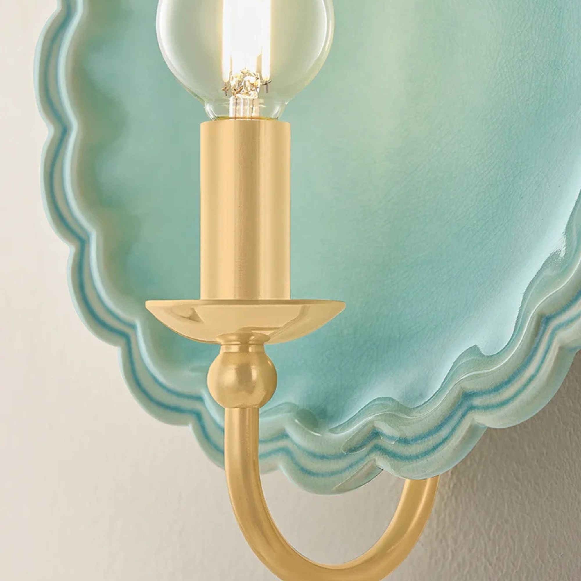 Mitzi Paulette 11.25 in. Wall Sconce, Aged Brass