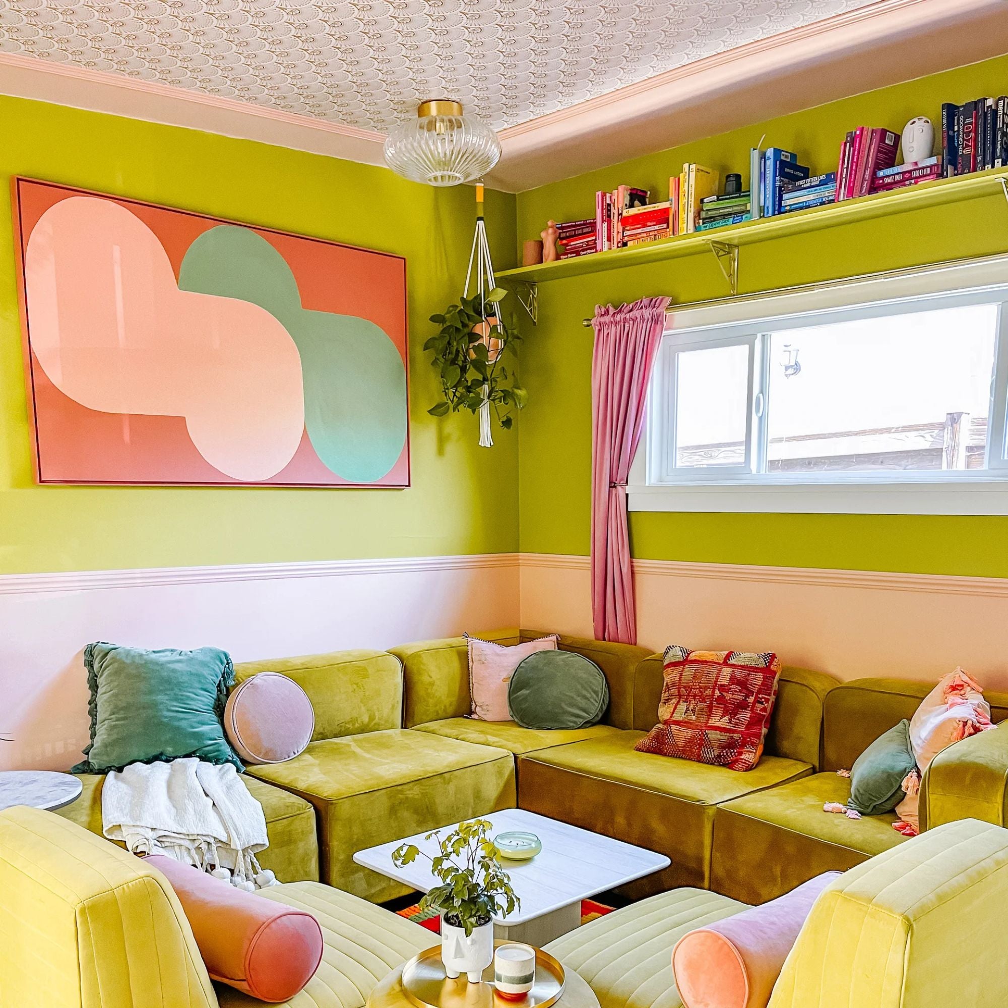 Reba 16" Flush Mount, Aged Brass Finish