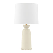 Mitzi - Rhea Table Lamp Ceramic Antique Ivory with Aged Brass Accents | Bees Lighting