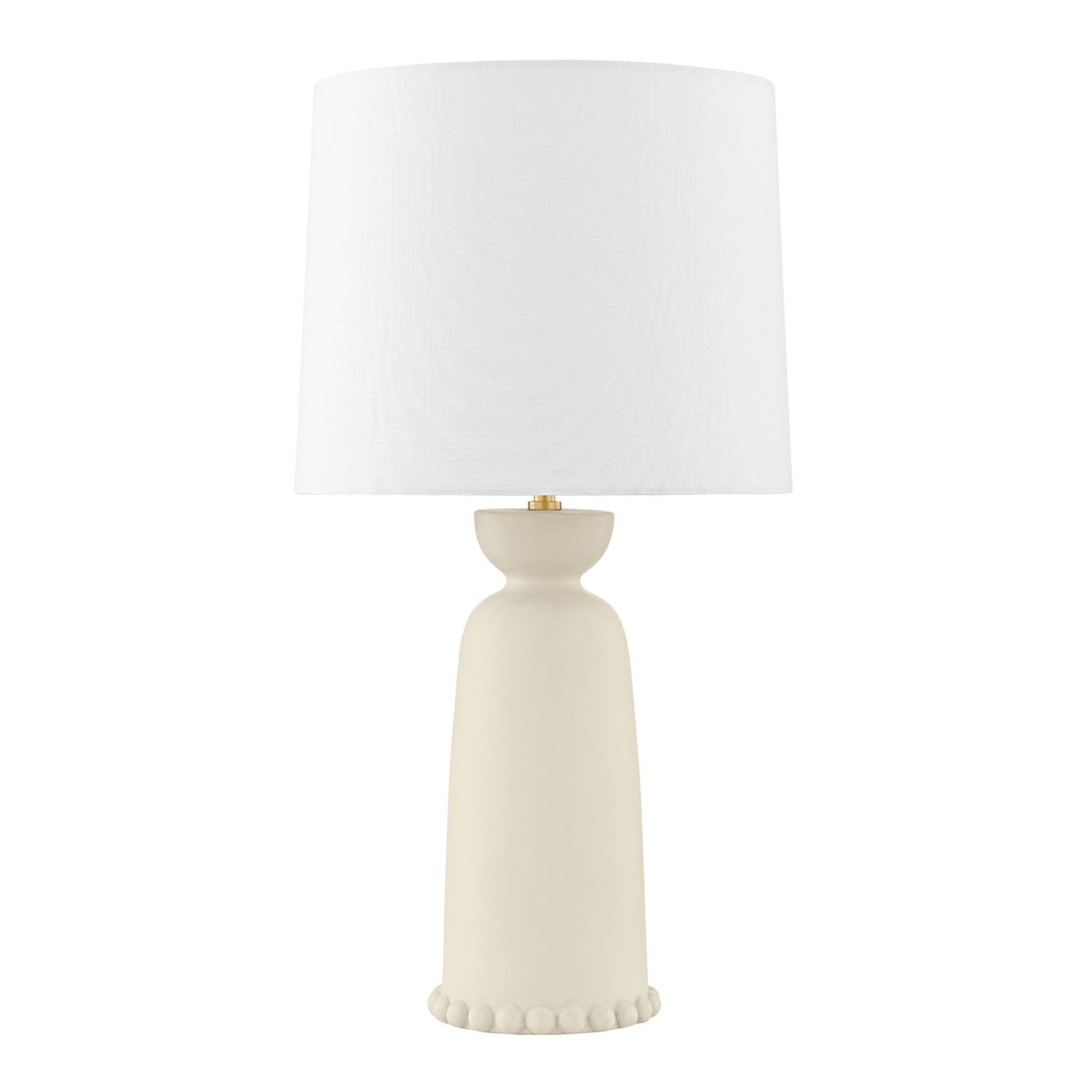 Mitzi - Rhea Table Lamp Ceramic Antique Ivory with Aged Brass Accents | Bees Lighting
