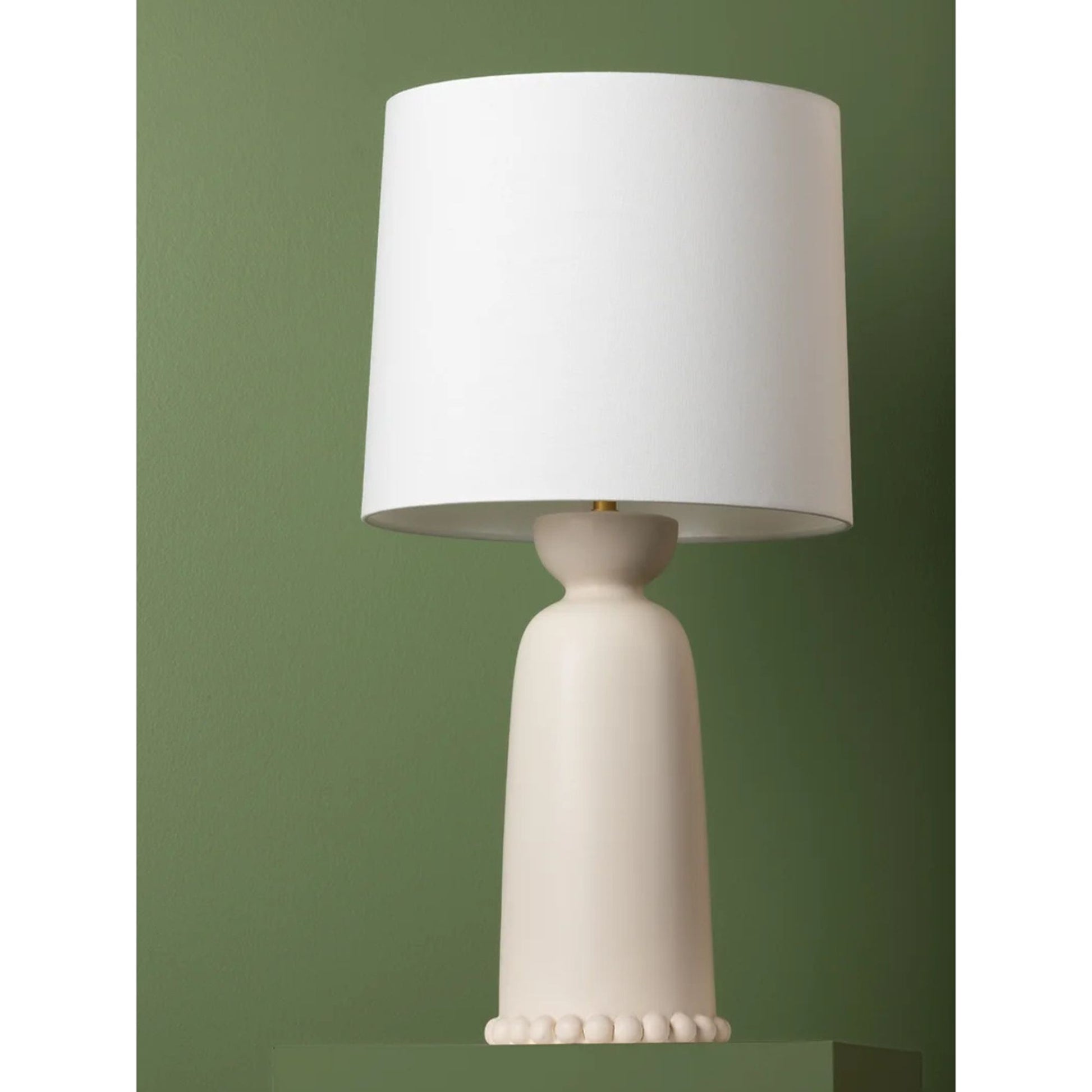 Mitzi - Rhea Table Lamp Ceramic Antique Ivory with Aged Brass Accents | Bees Lighting