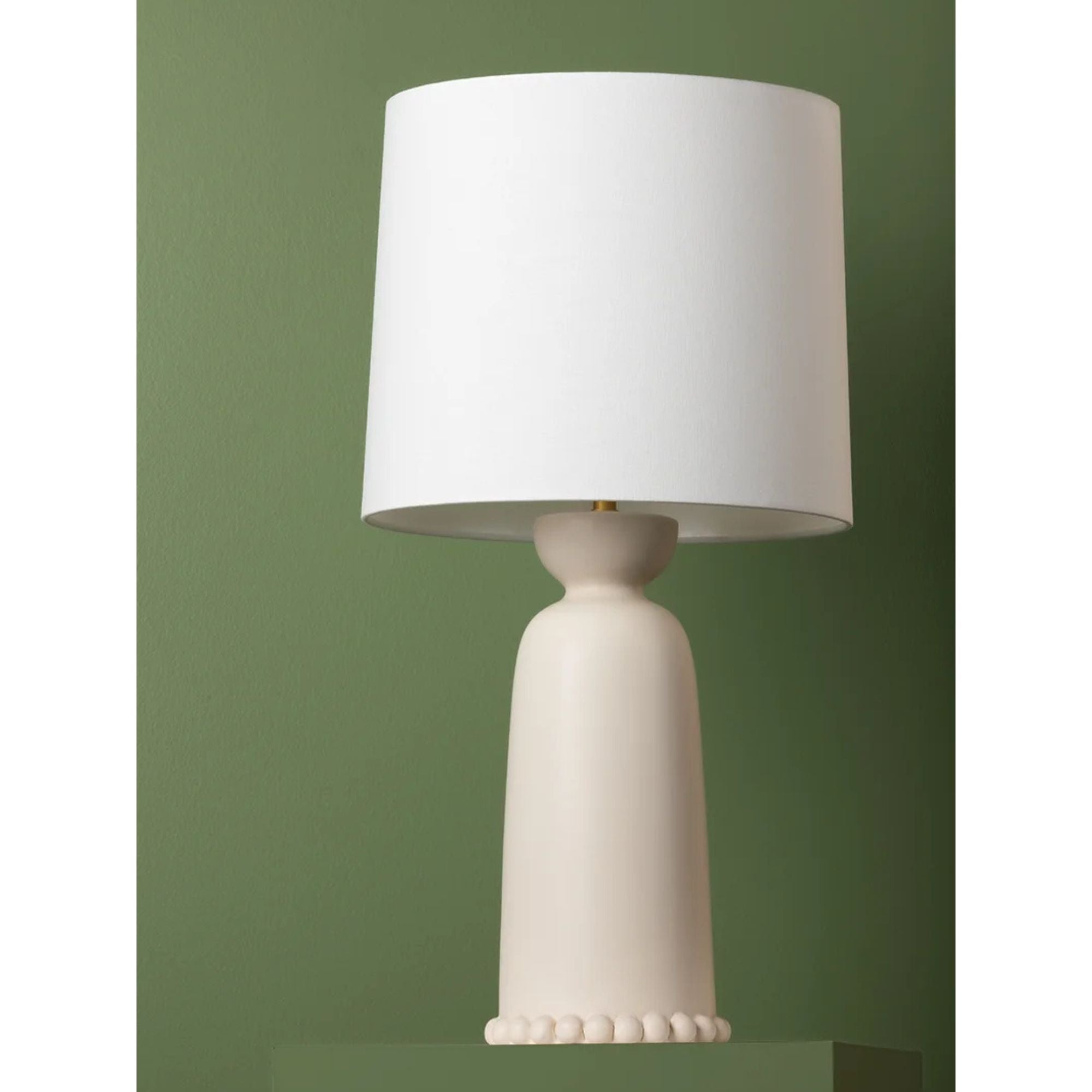 Mitzi - Rhea Table Lamp Ceramic Antique Ivory with Aged Brass Accents | Bees Lighting