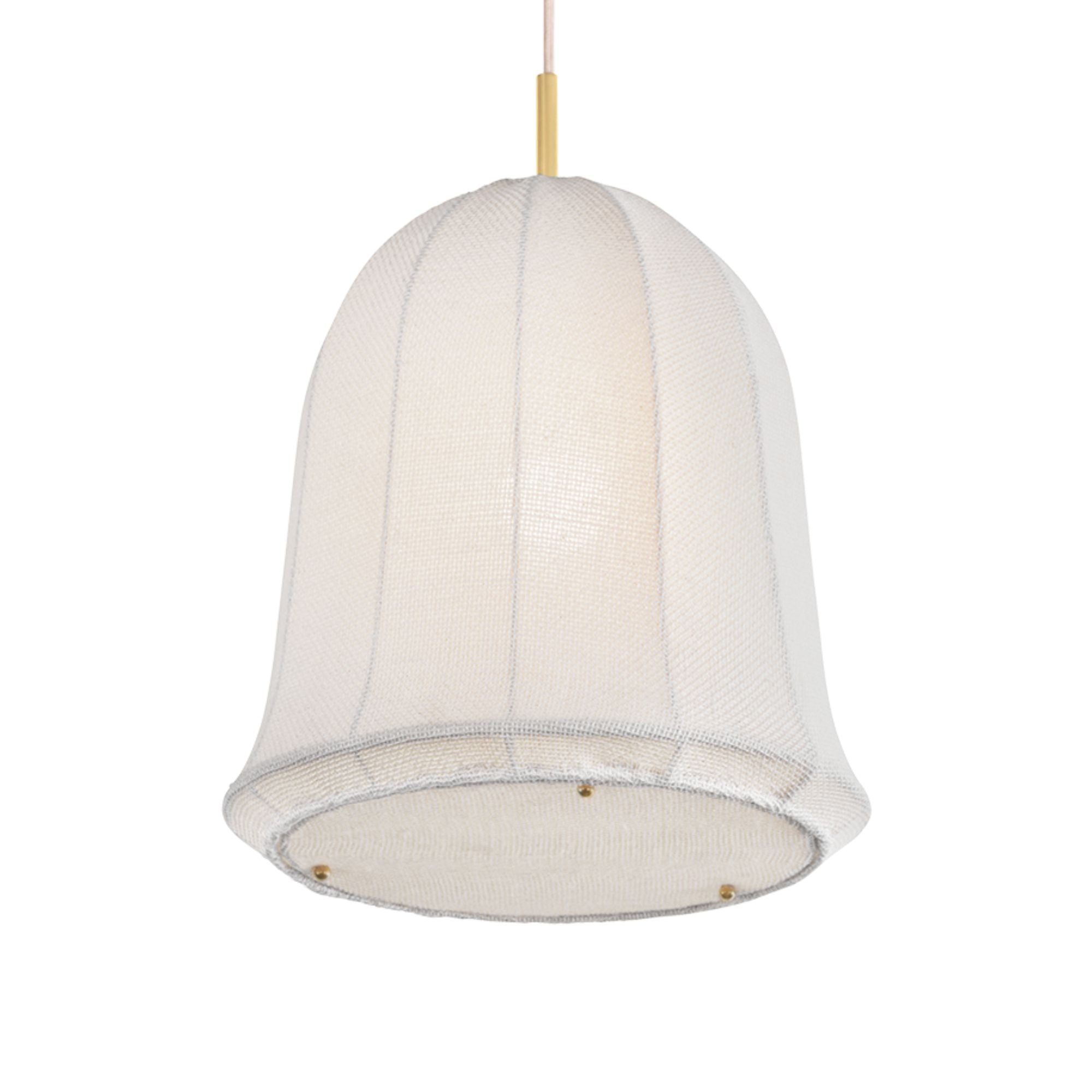 Risa 18" Pendant, Aged Brass Finish