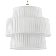 Rya 22" Pendant, Aged Brass Finish