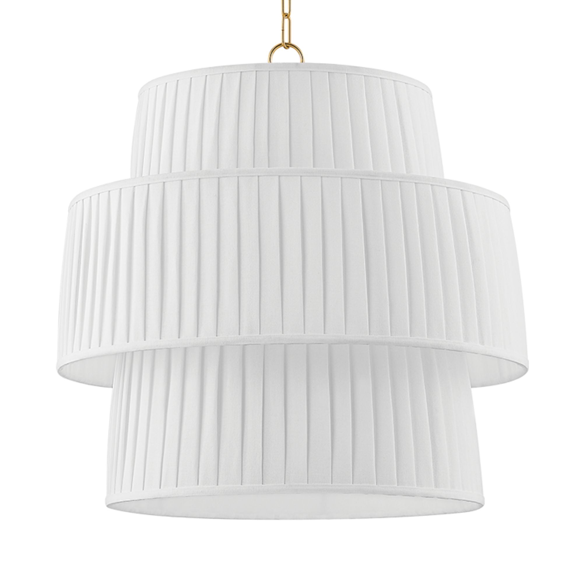 Rya 22" Pendant, Aged Brass Finish
