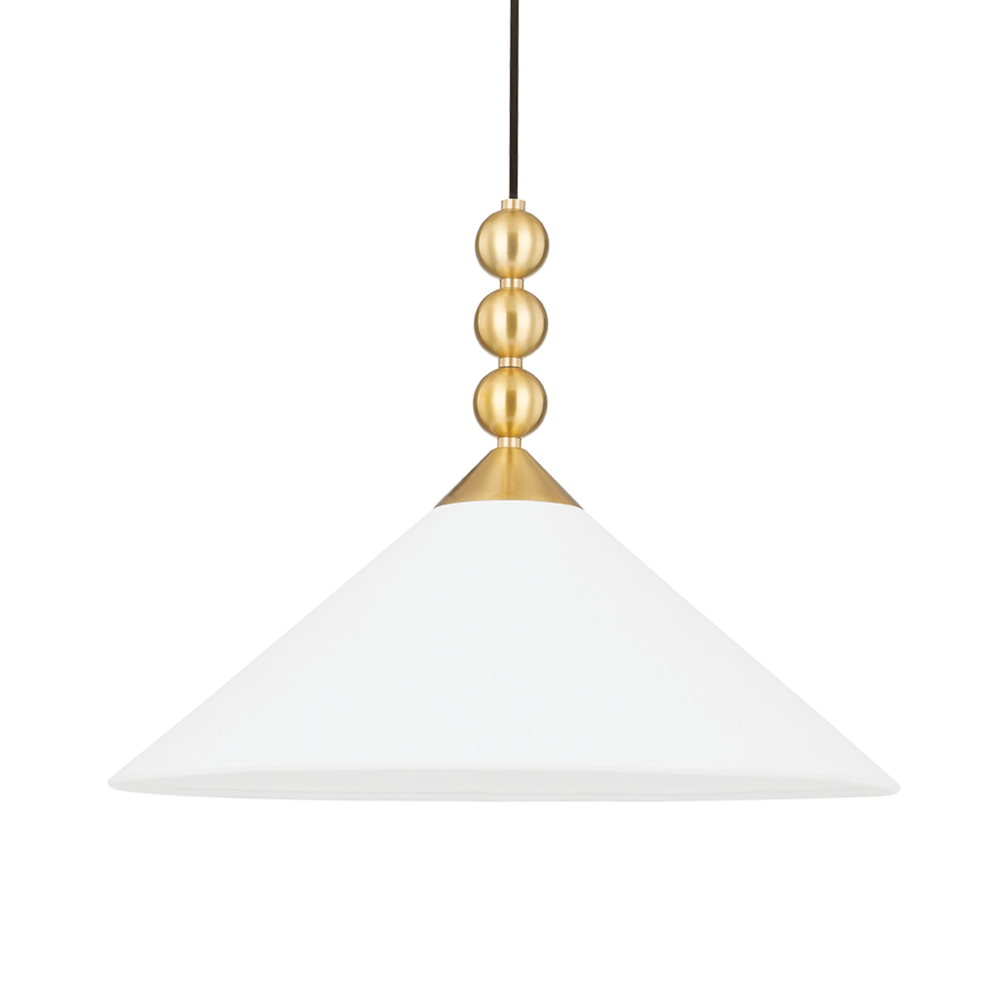 Sang 20" Pendant, Aged Brass Finish