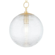 Mitzi Sara Pendant Light - Aged Brass Finish