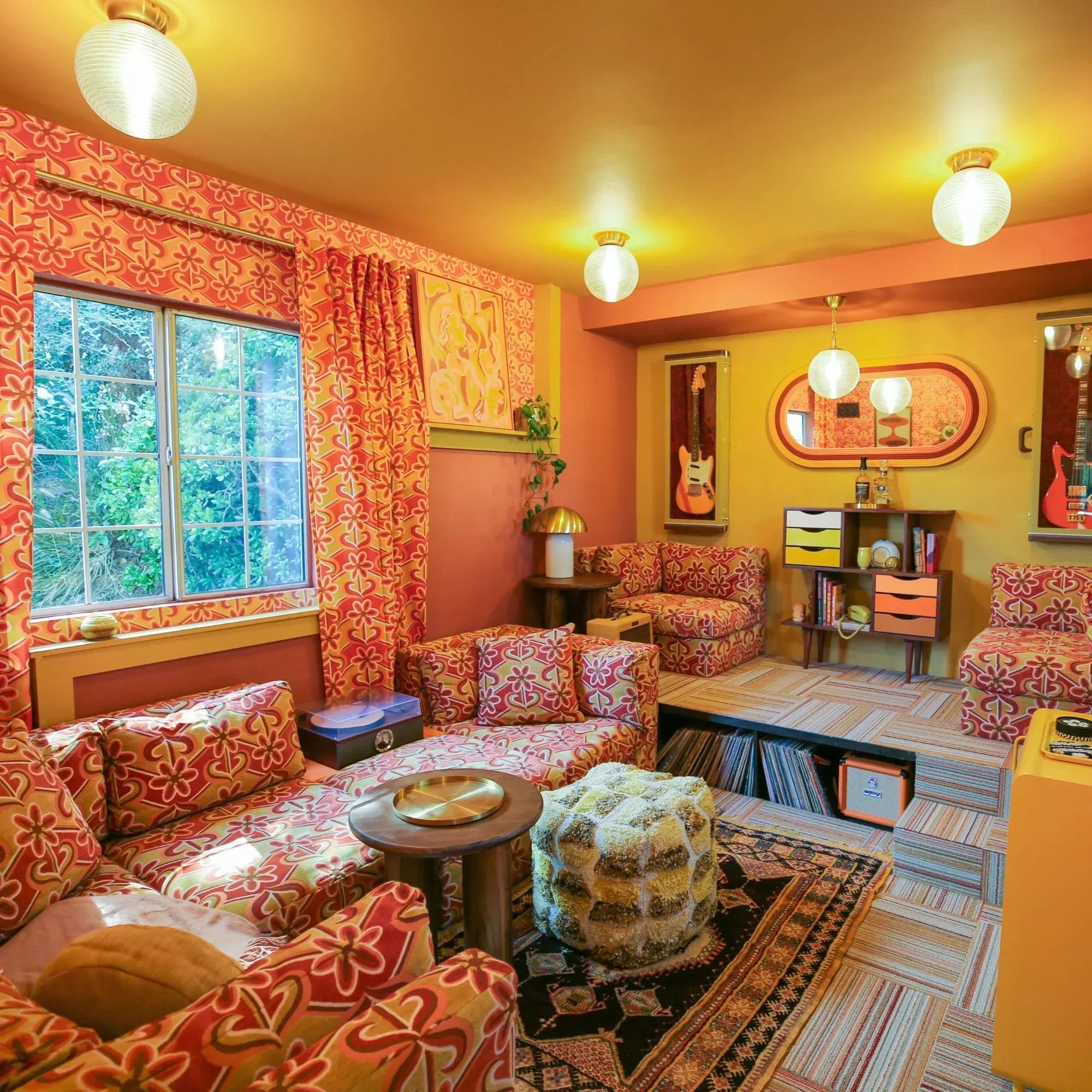 Mitzi Sara Pendant Light - Aged Brass Finish