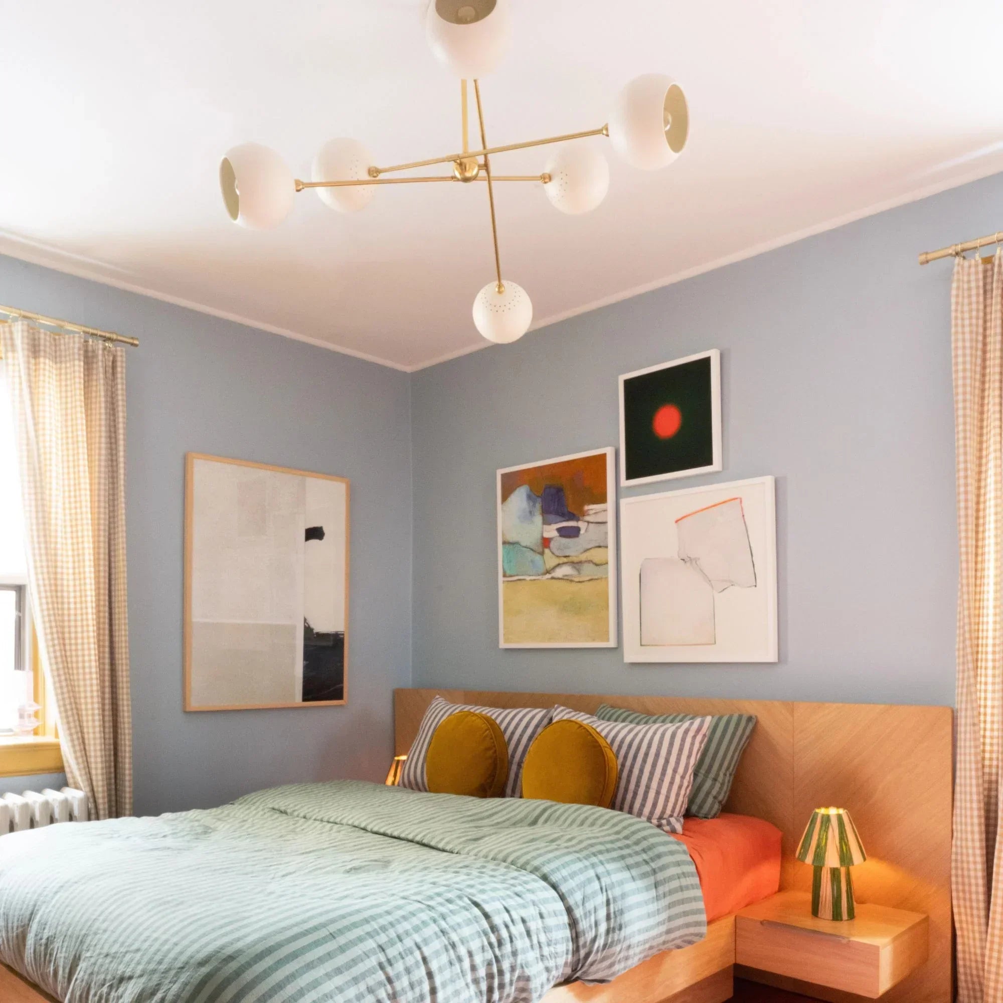 Mitzi Saylor Chandelier - Aged Brass