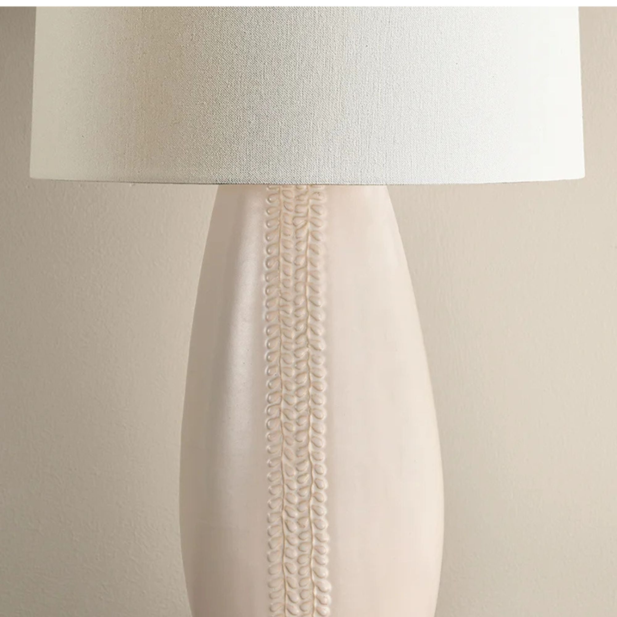 Mitzi Shavani 26.5 in. Table Lamp, Aged Brass with Ceramic Honeydew & Off White Linen Shade
