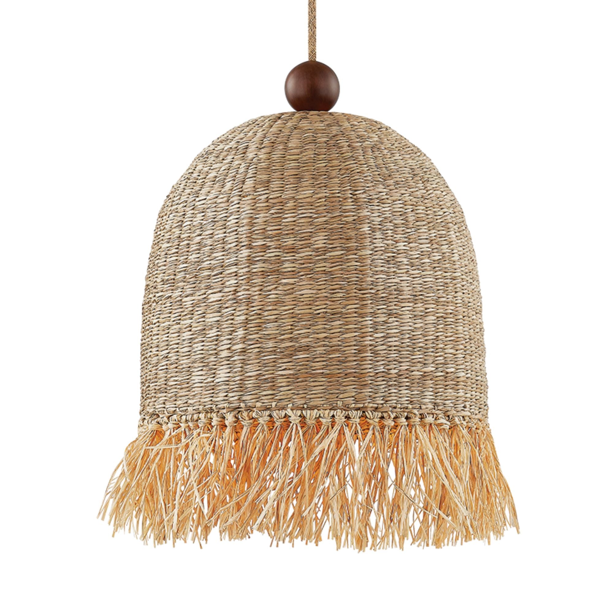 Sheri 22" Pendant, Aged Brass Finish