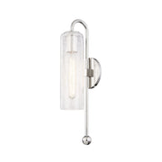 Skye 19" Wall Sconce, Polished Nickel Finish