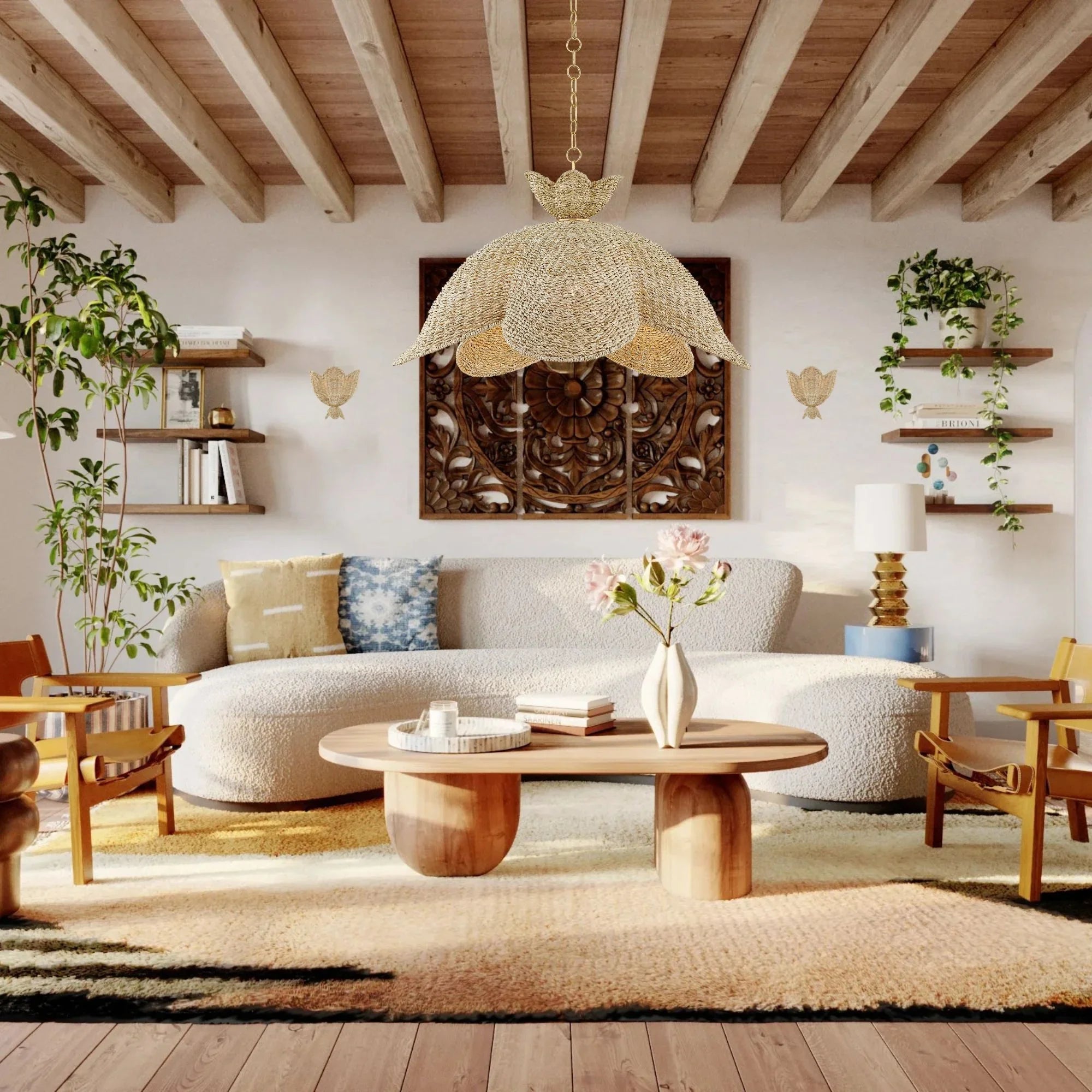 Solie 10" Wall Sconce, Aged Brass Finish