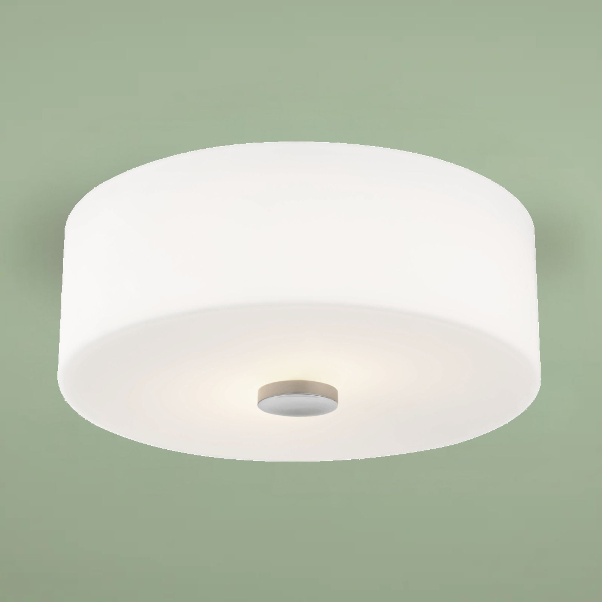 Sophie 12 in. 2 Lights Flush Mount Light Polished Nickel Finish