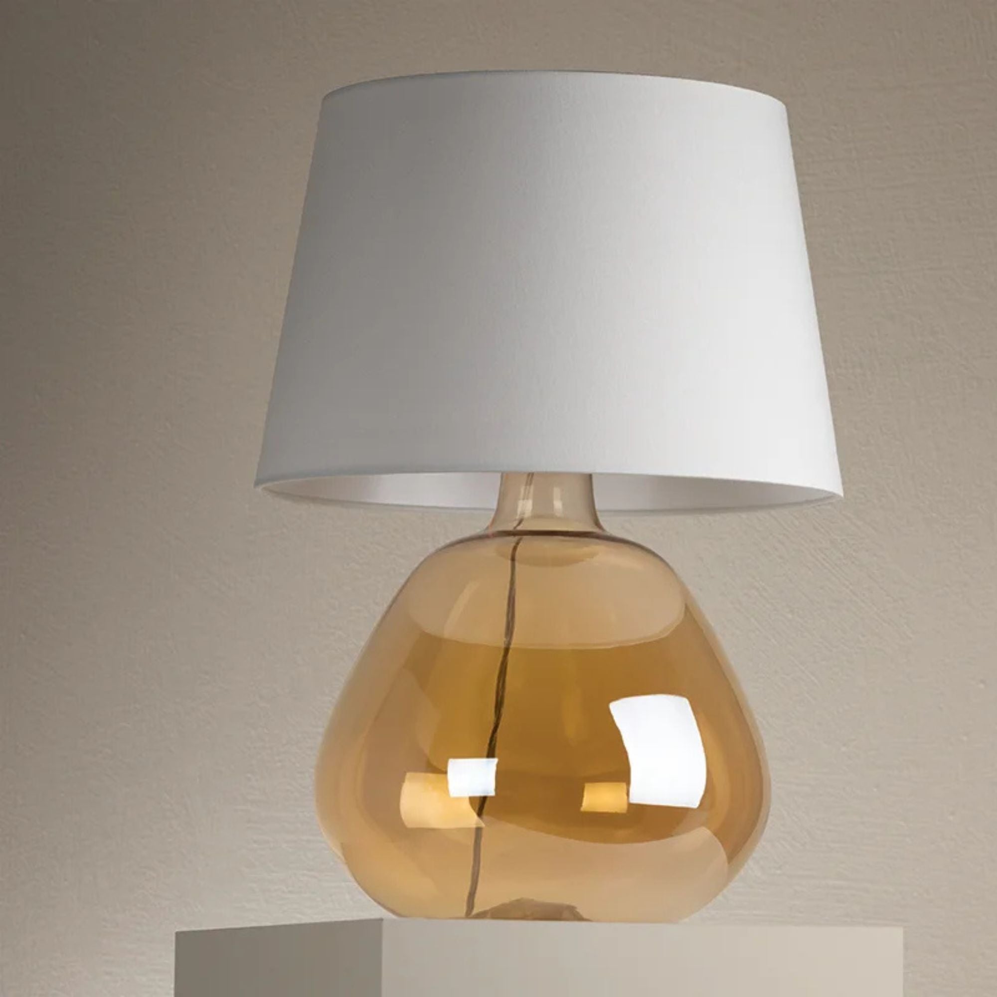 Thea 23" Table Lamp, Aged Brass Finish