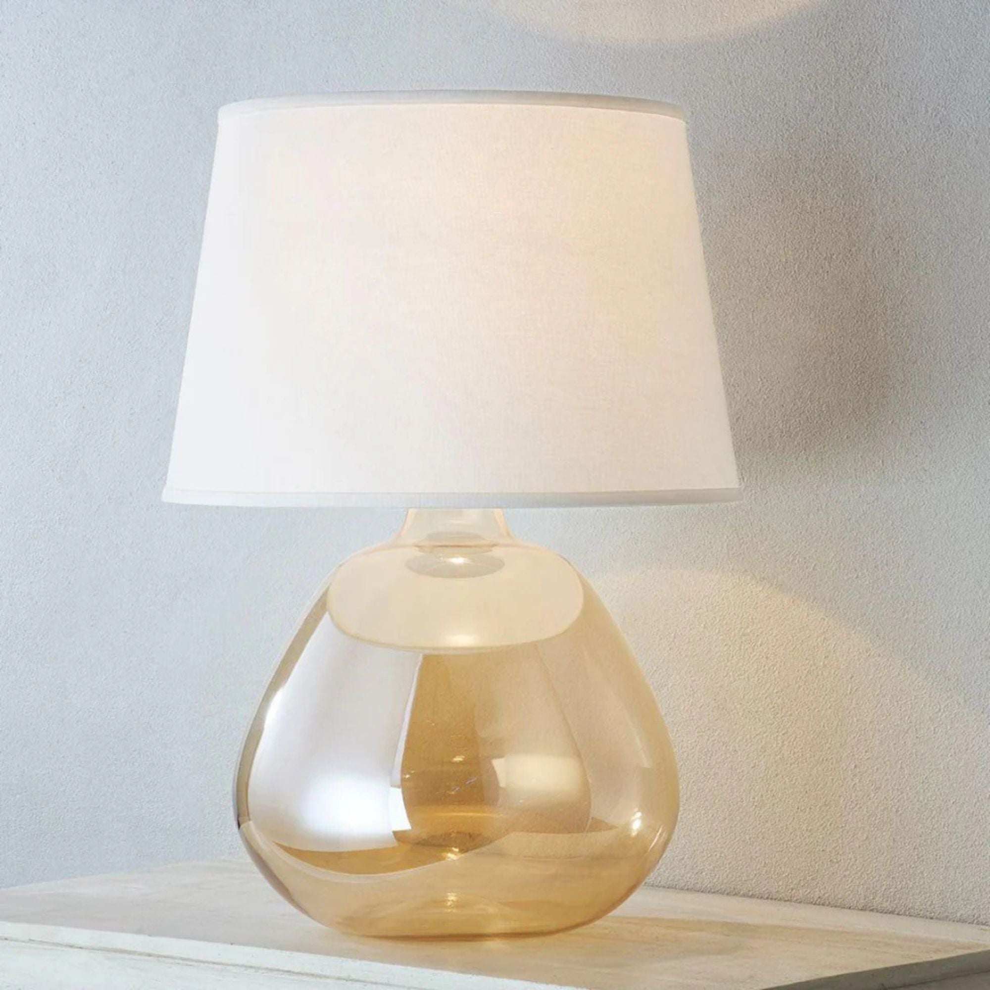 Thea 23" Table Lamp, Aged Brass Finish