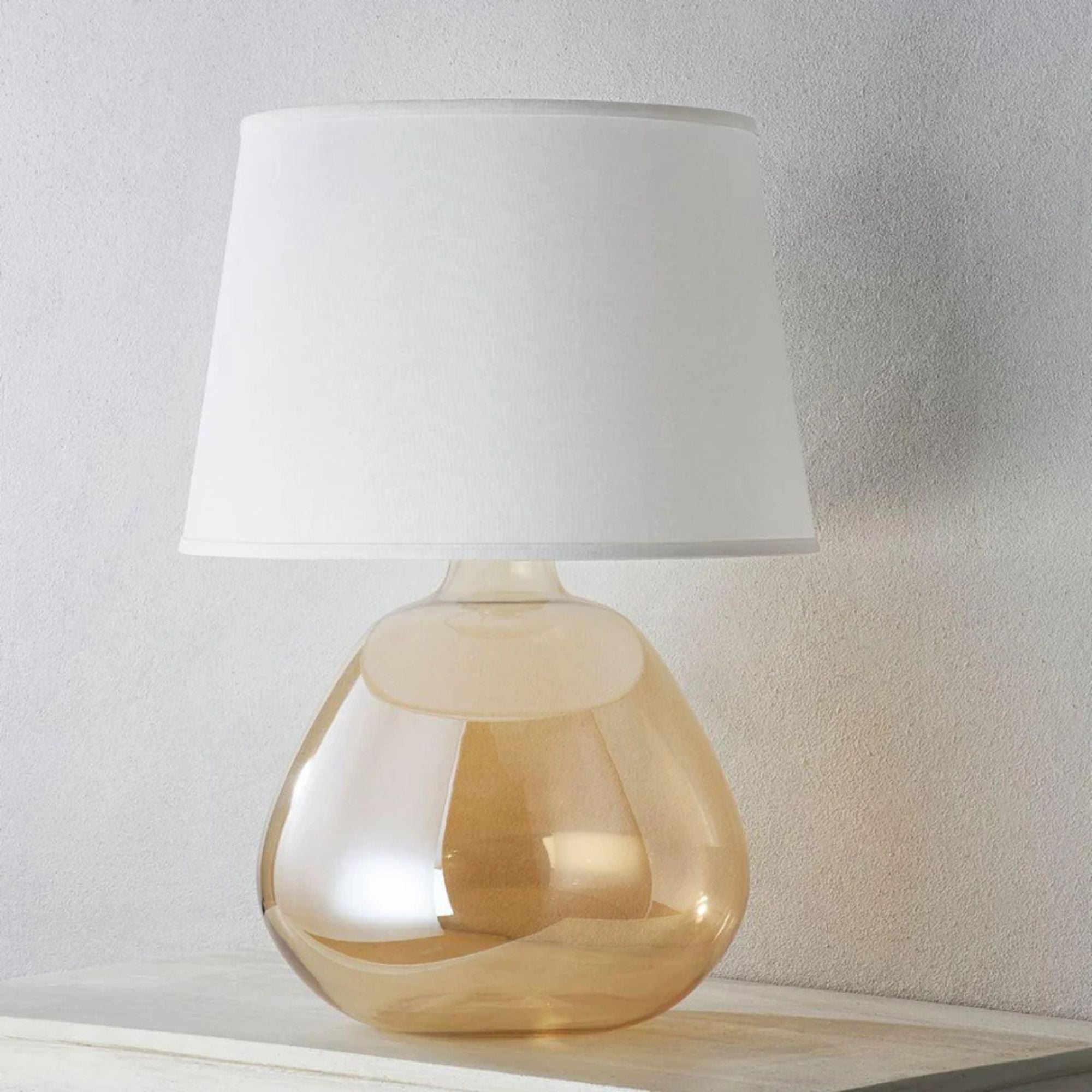 Thea 23" Table Lamp, Aged Brass Finish