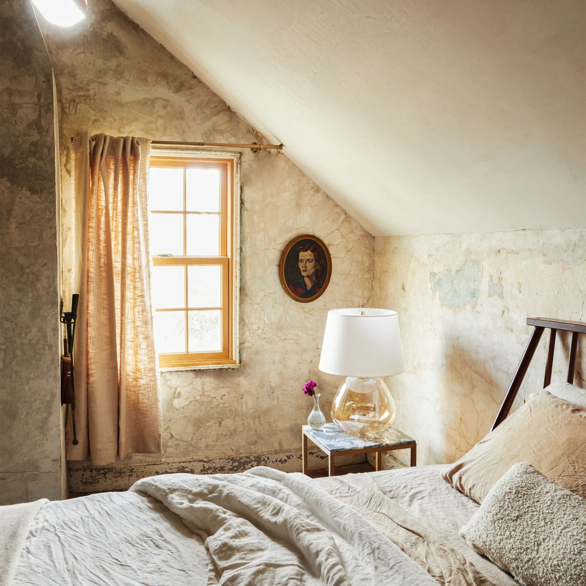 Thea 23" Table Lamp, Aged Brass Finish