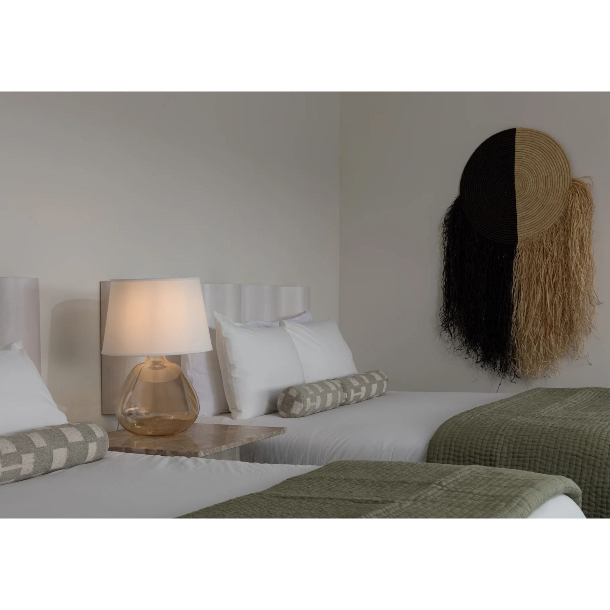 Thea 23" Table Lamp, Aged Brass Finish