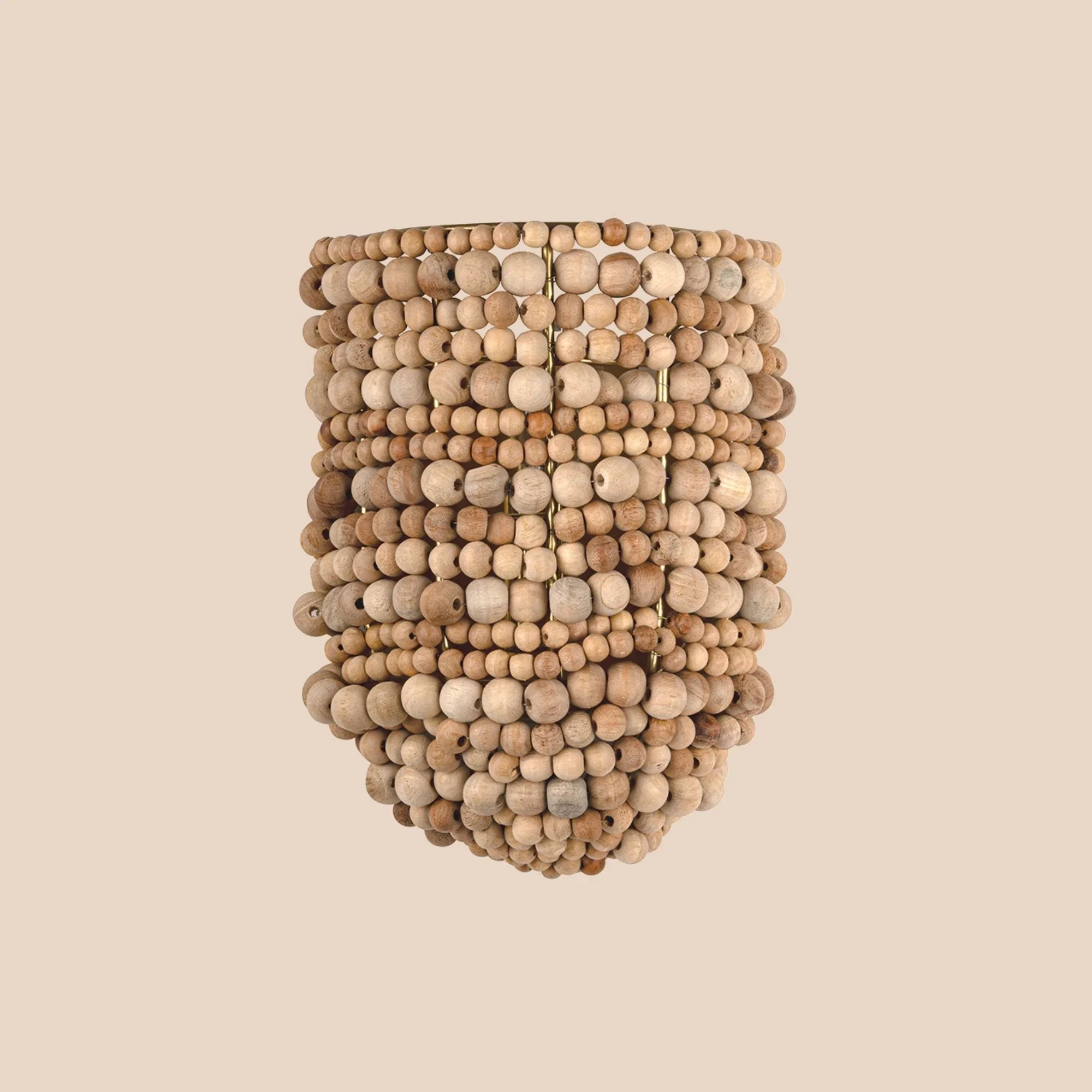 Tiana 9" Wall Sconce, Aged Brass Finish