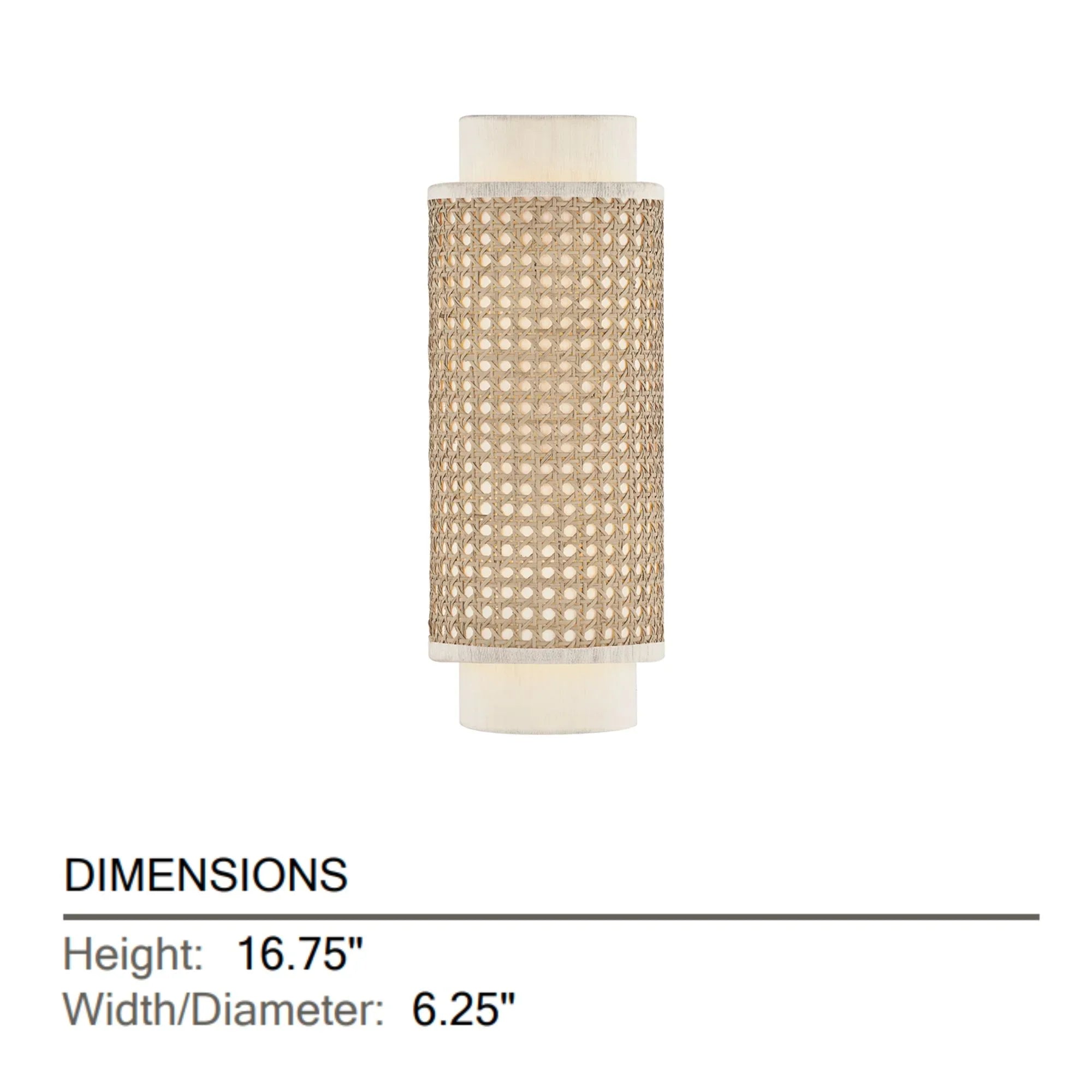 Tina 17" 2-Light Wall Sconce, Aged Brass Finish