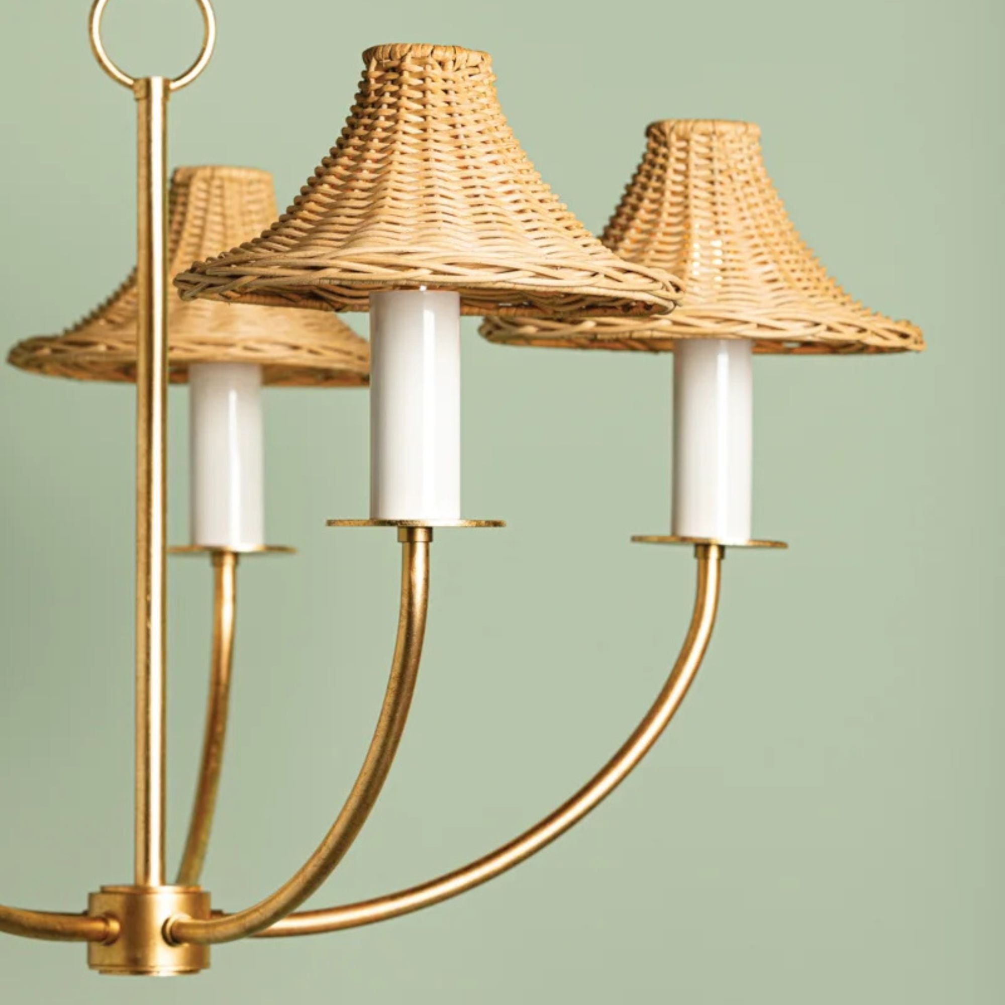 Twila 30" 5-Light Chandelier, Vintage Gold Leaf Finish
