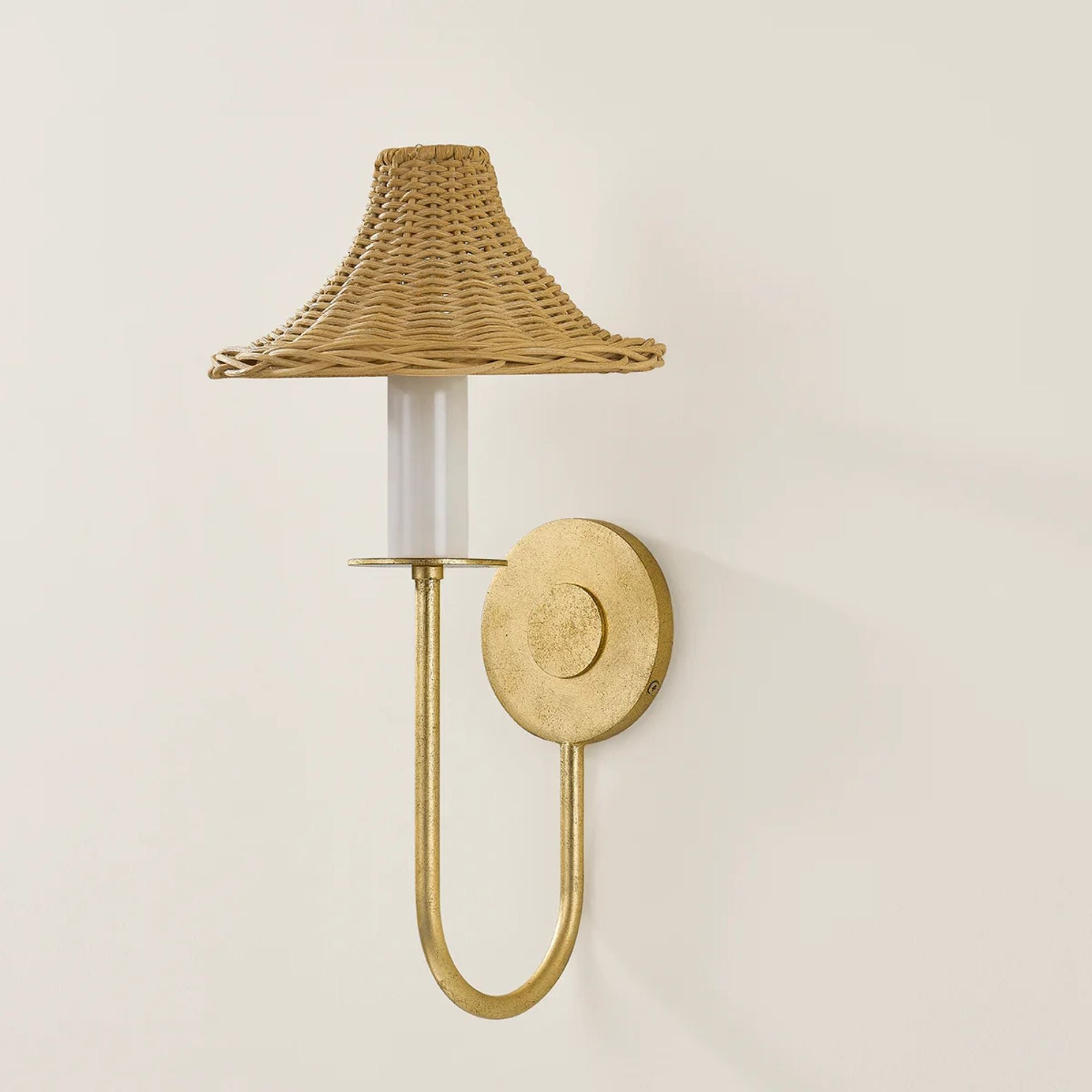 Twila 17" Wall Sconce, Vintage Gold Leaf Finish