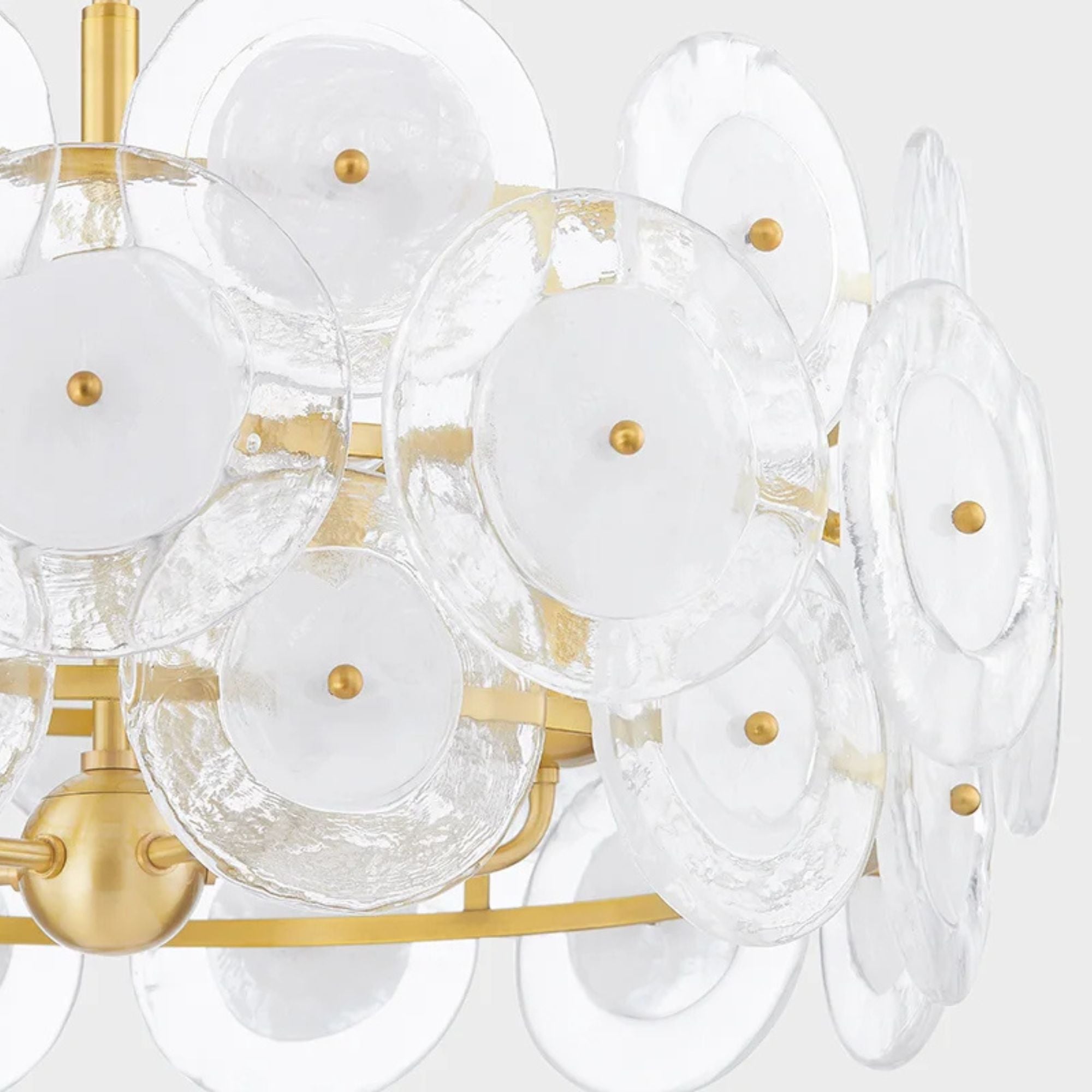 Zoella 24" 5-Light Chandelier, Aged Brass Finish