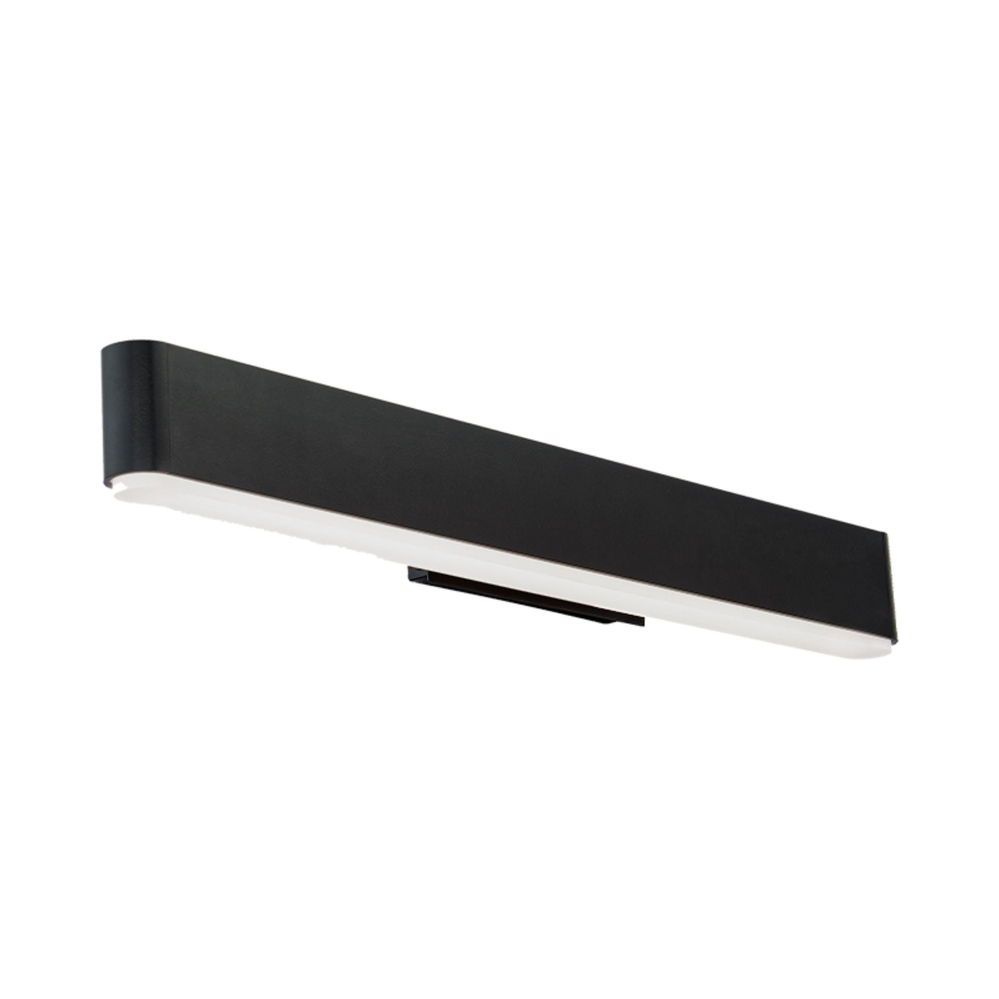 0 to 60 24" LED Bath & Vanity Light, 3000K, Black Finish - Bees Lighting