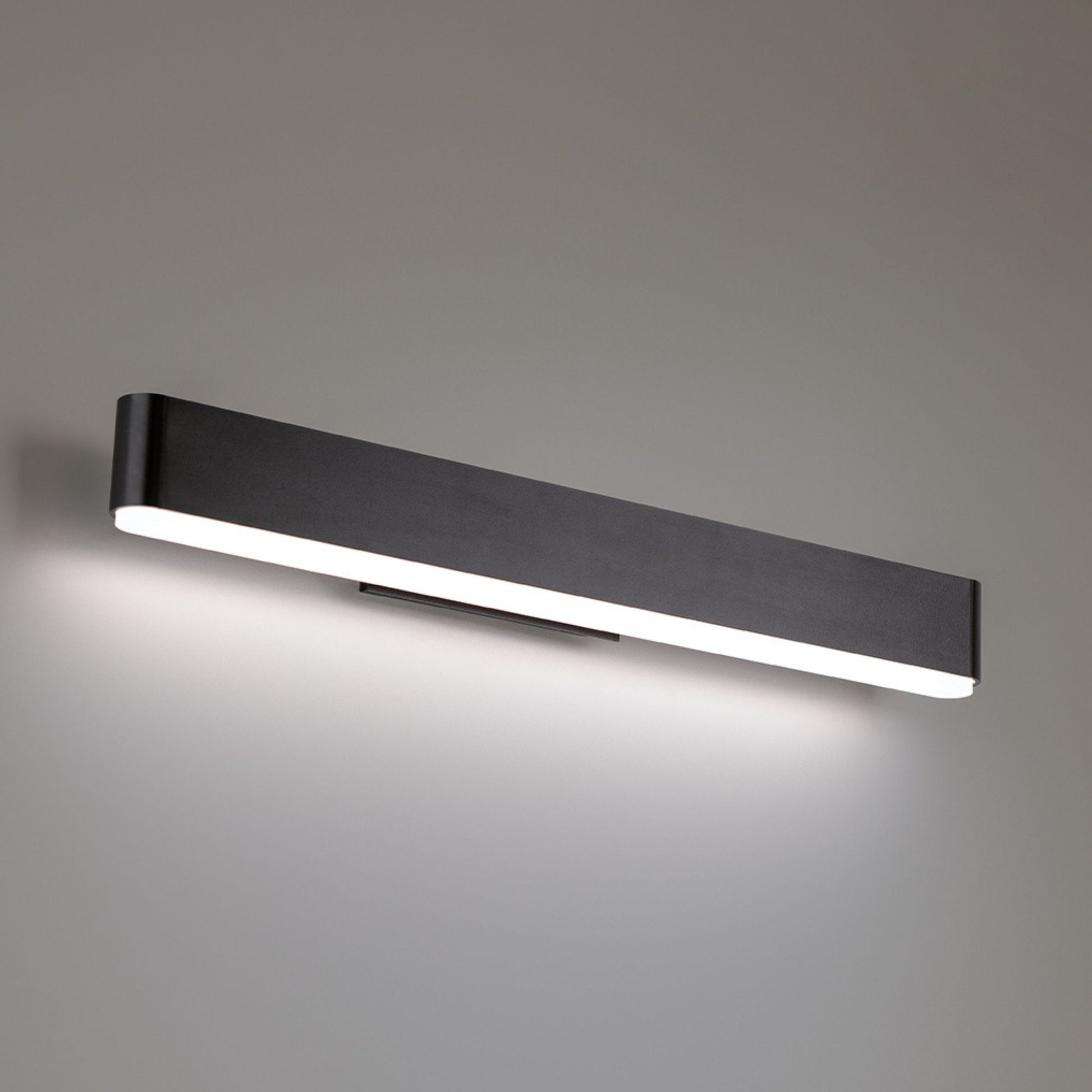 0 to 60 24" LED Bath & Vanity Light, 3000K, Black Finish - Bees Lighting