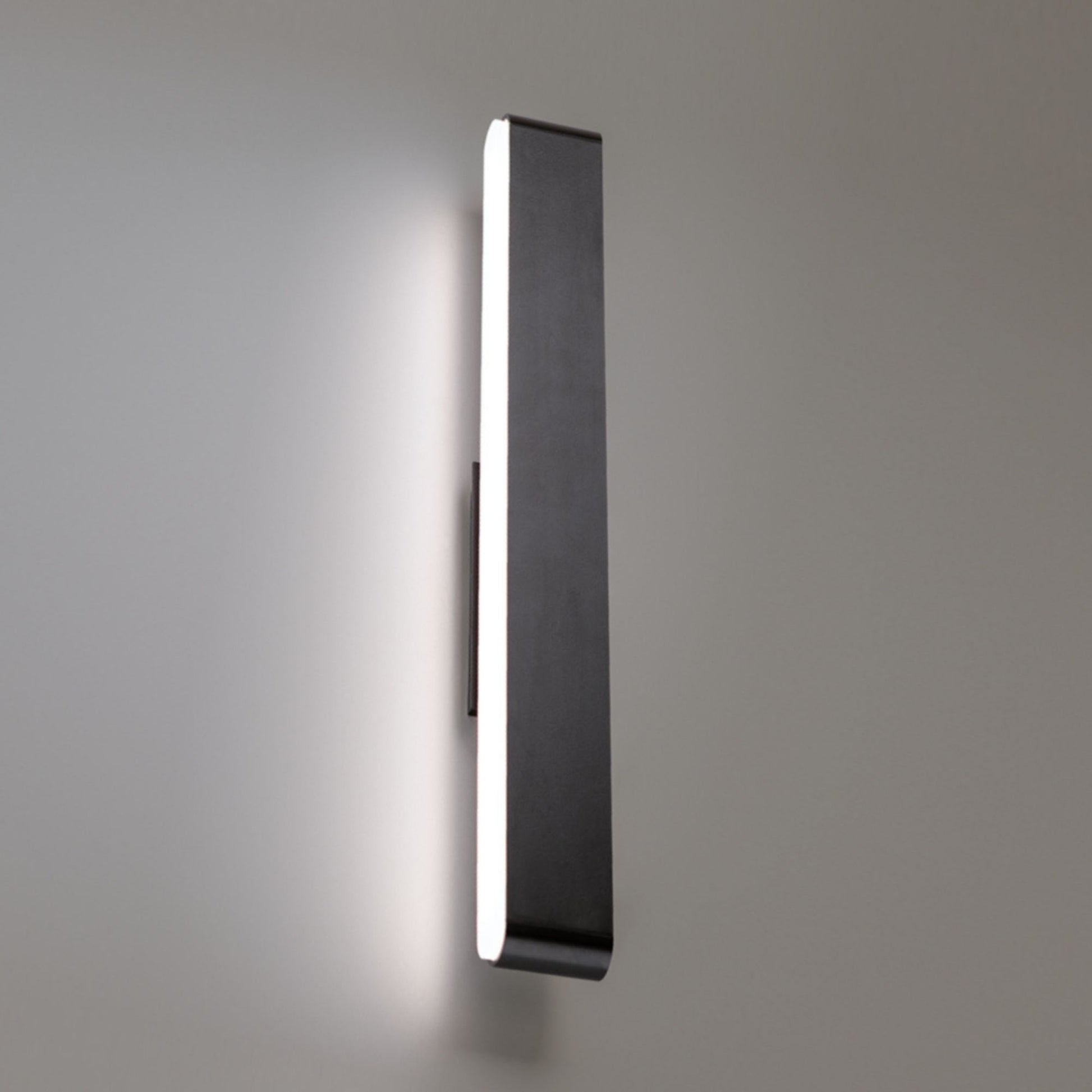 0 to 60 24" LED Bath & Vanity Light, 3000K, Black Finish - Bees Lighting